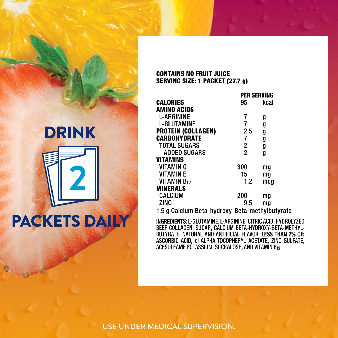 Juven Nutrition Support for Wound Healing Fruit Punch 30ct - Juven Official Imagery - 7