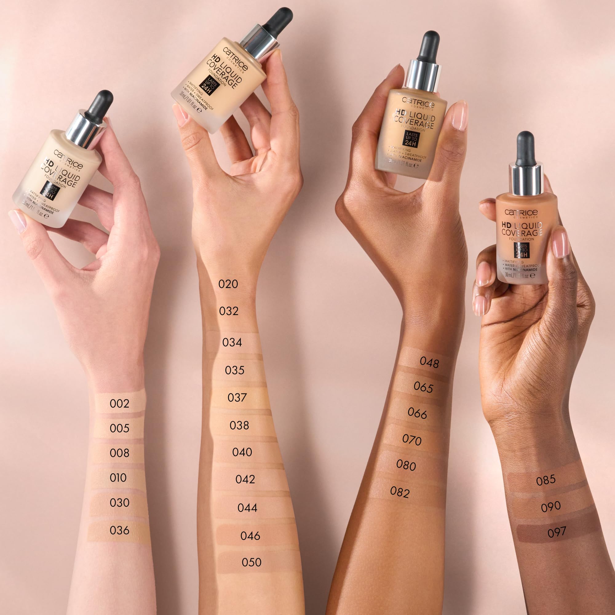 Catrice Cosmetics Catrice | HD Liquid Coverage Foundation | Flawless, - View 8