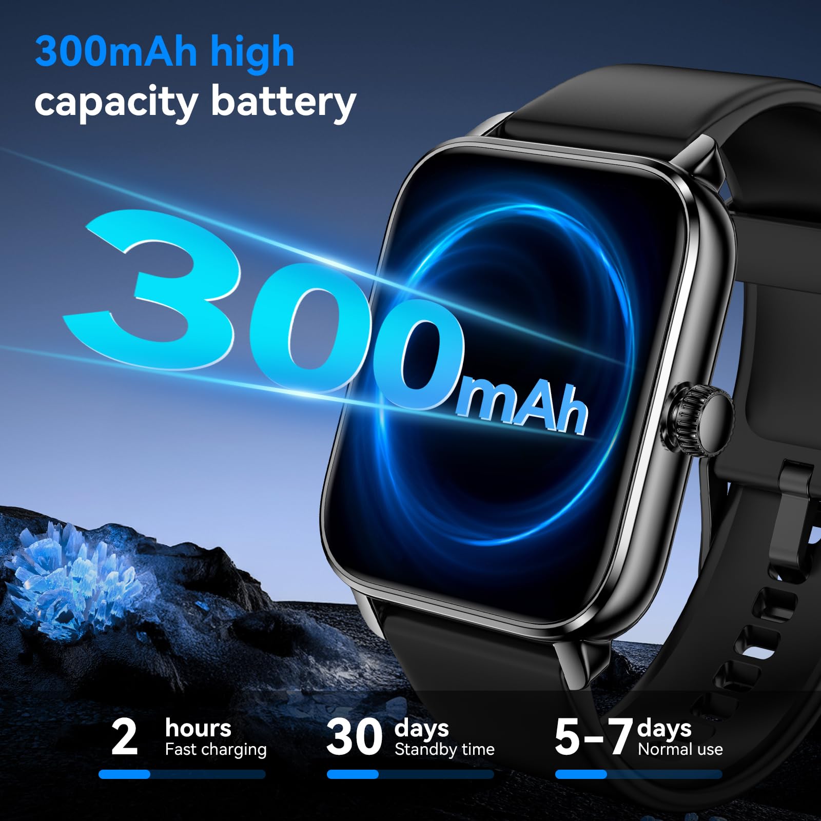 iBesi Smart Watches for Men Women with Alexa Built-in, Bluetooth Call, - View 5