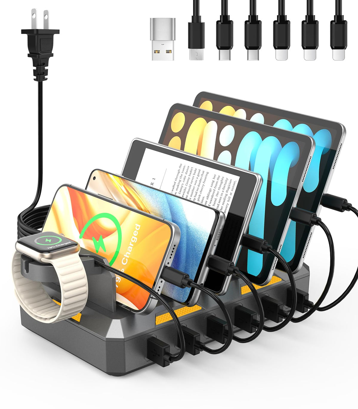 Charging Station for Multiple Devices 50W Charger Dock - CREATIVE DESIGN Official Imagery - 1