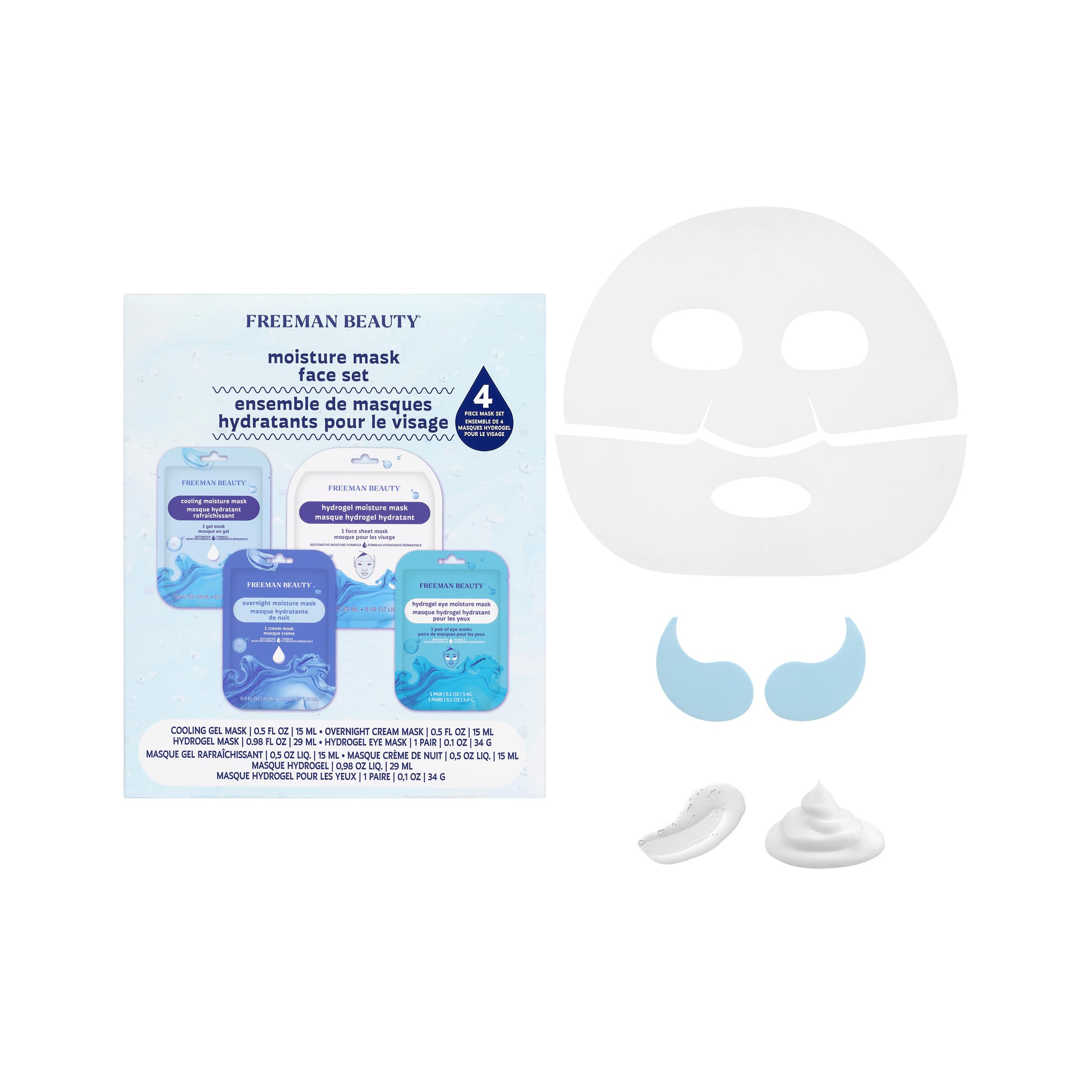 Freeman 14 Piece Love To Mask Variety Pack, Face Masks - Freeman