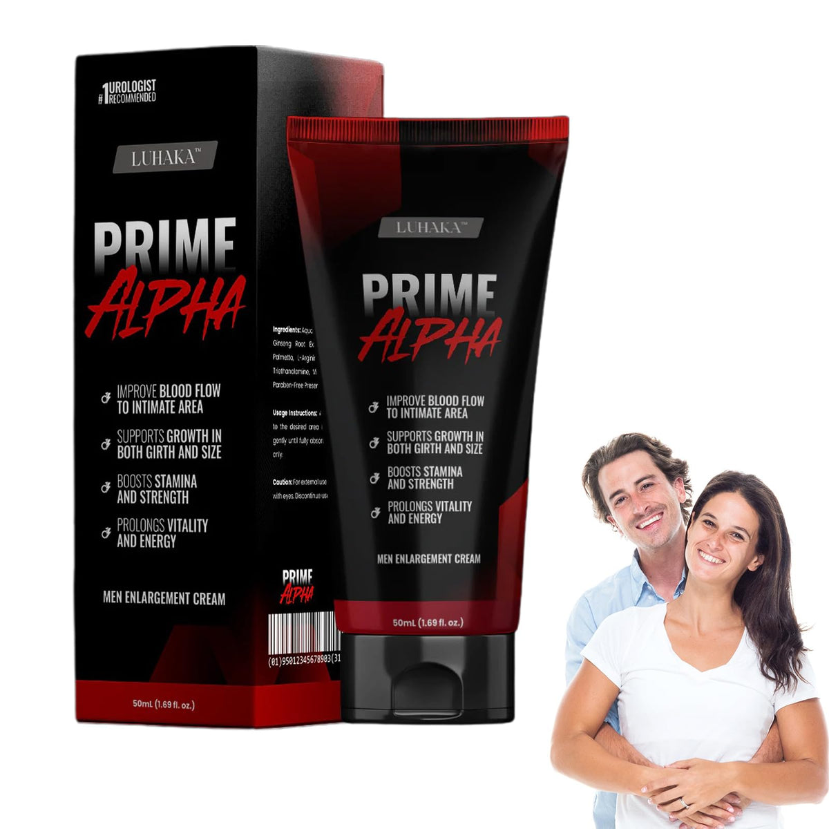 Prime Alpha Men Max Cream Men Body Cream - Luhaka Official Imagery - 2