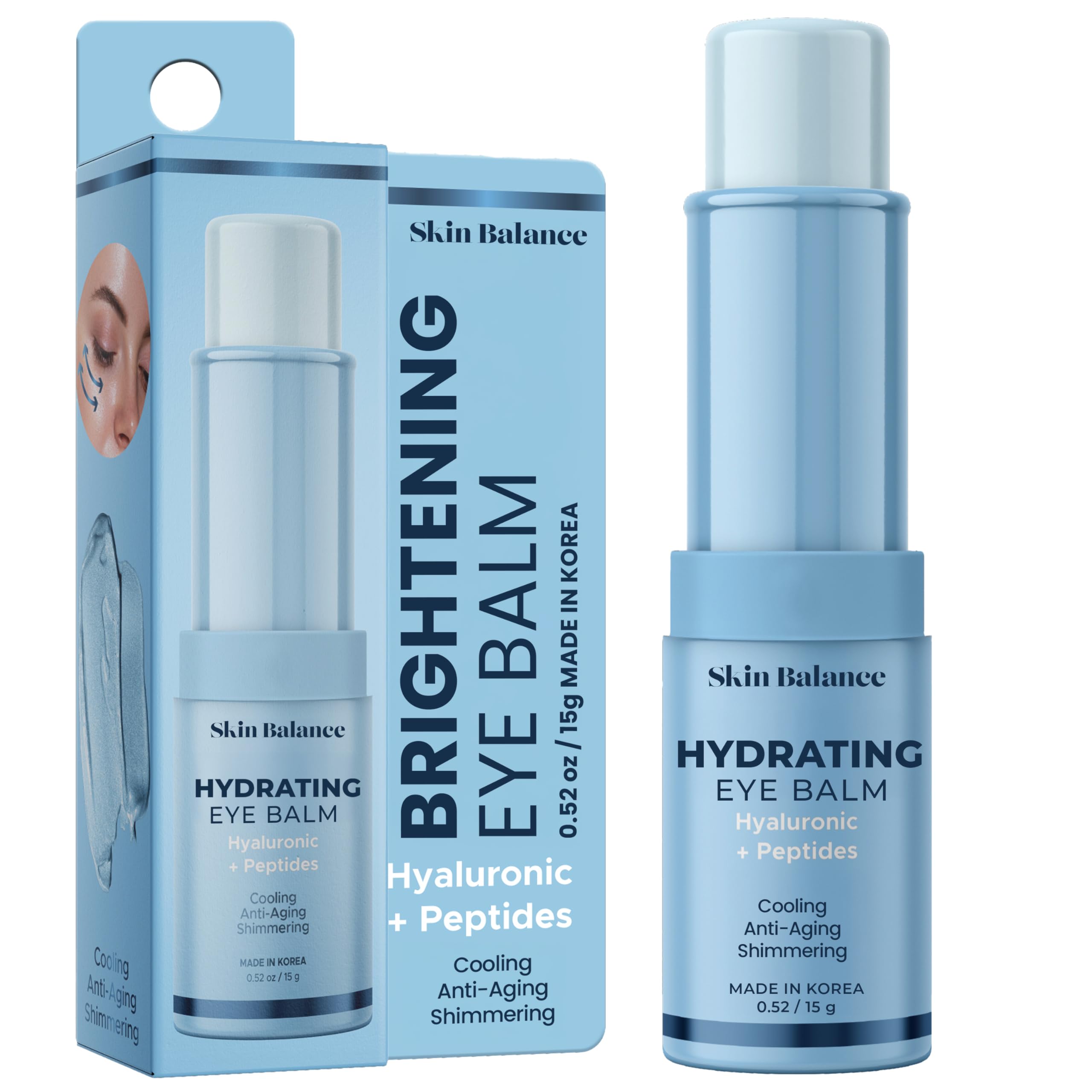 Ultra Shimmer Eye Balm with Hyaluronic Acid &amp; Peptides – - Skin Balance