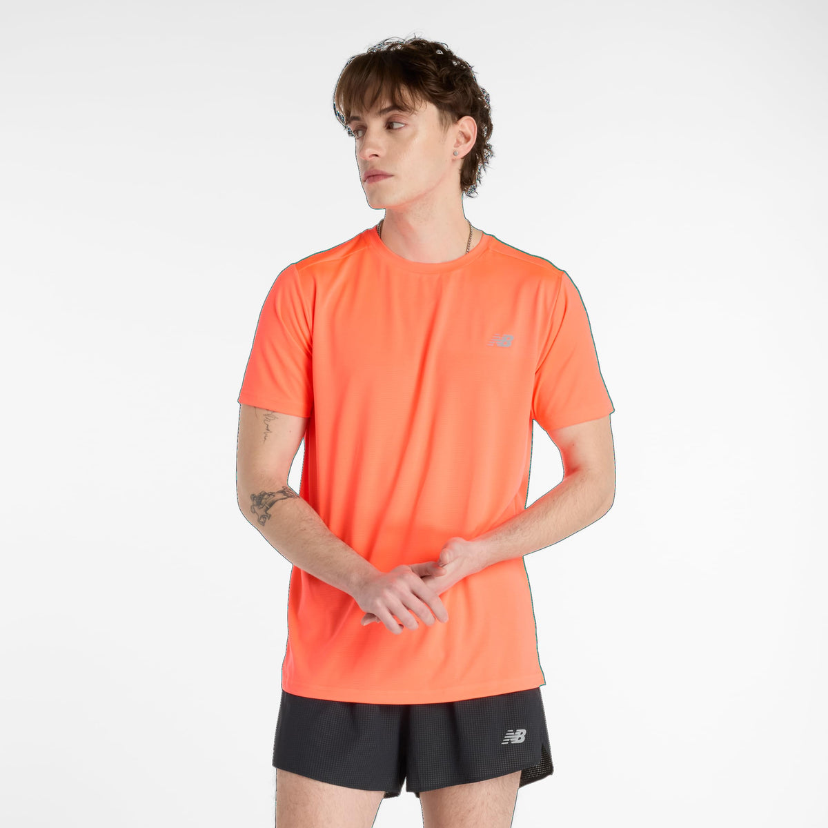 New Balance Men s Sport Essentials Heathertech T Shirt - New Balance Official Imagery - 7