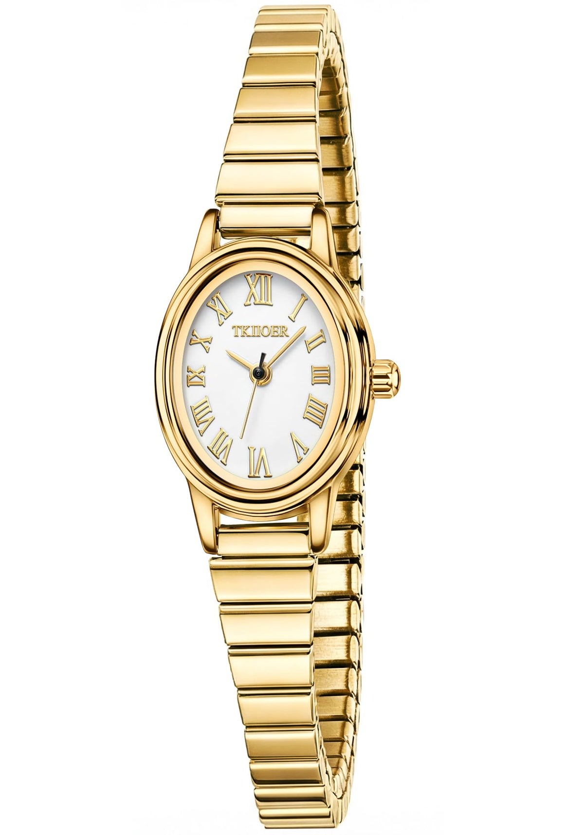 Small Gold Watches for Women Easy to Read Dial Ladies Analog - TKIIOER Official Imagery - 1