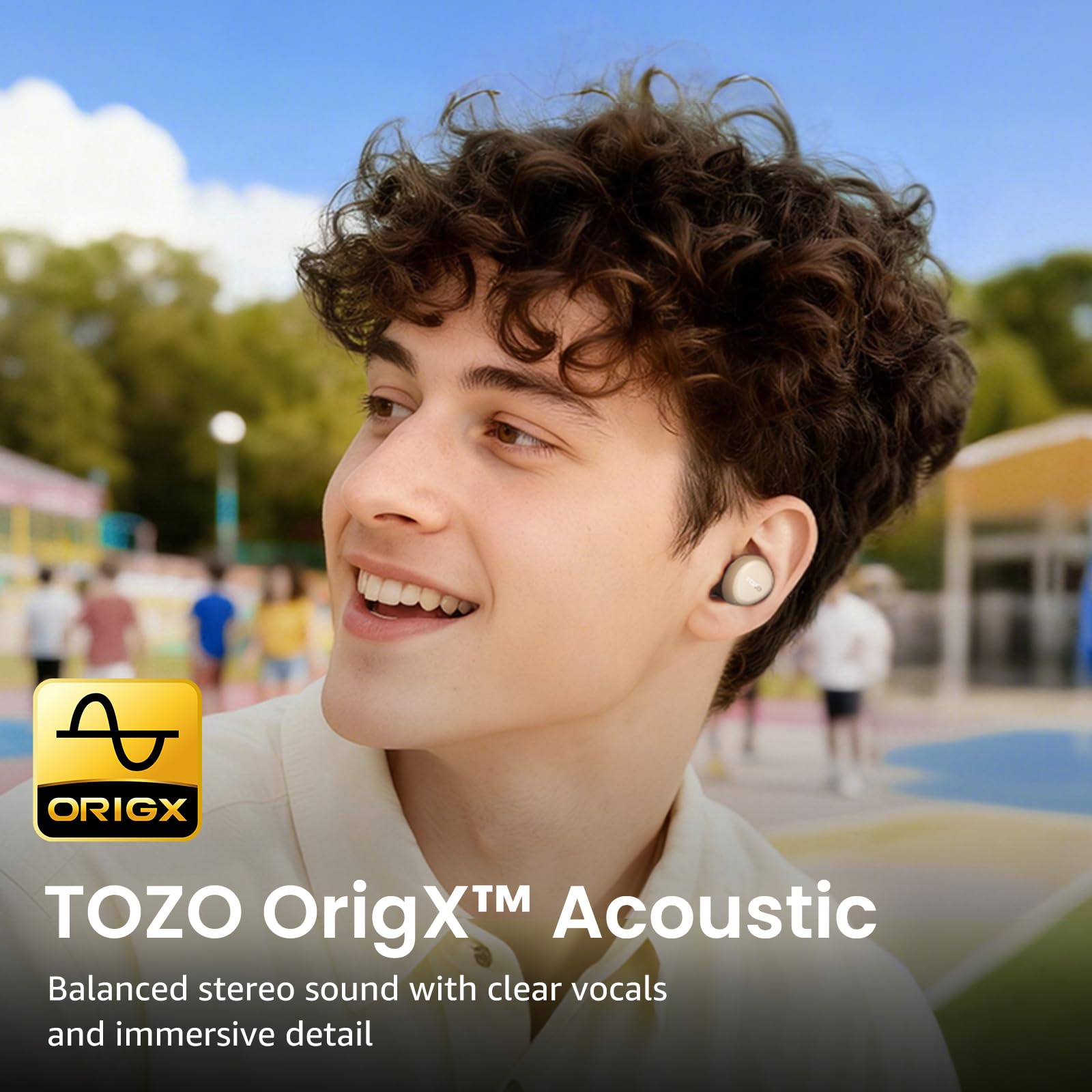 TOZO A1 Wireless Earbuds Bluetooth 5.3 Light Weight in Ear Headph - TOZO Official Product View 6