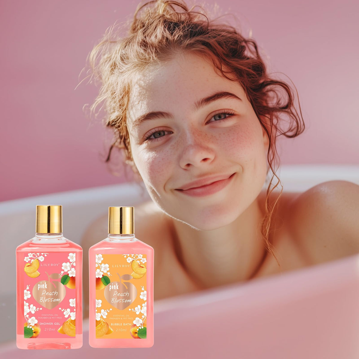 20Pcs Luxurious Bath Gift Set Skin Care Gifts Spa Gifts for - LILY ROY Official Imagery - 5