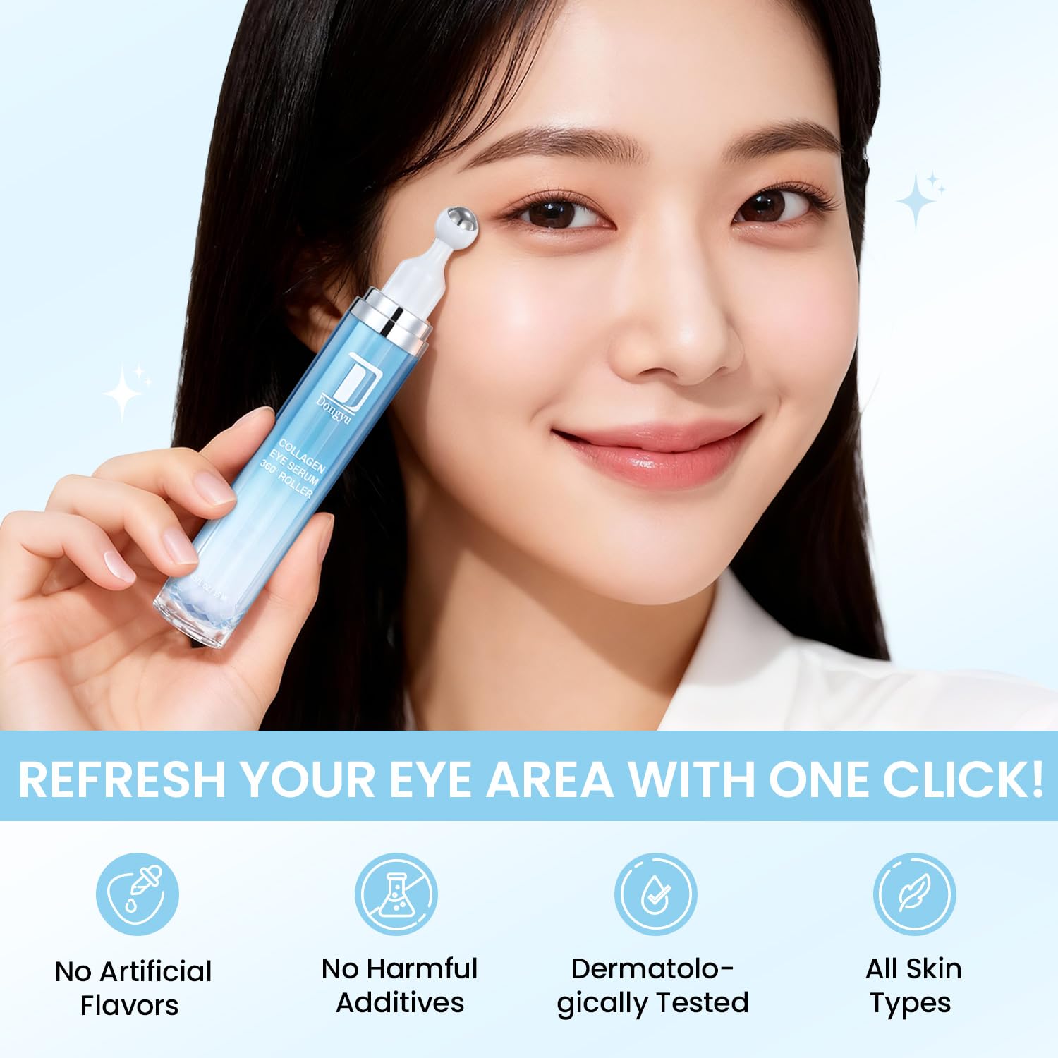 Dongyu Caffeine Under Eye Cream Anti Aging Firming Collagen - Dongyu Official Product Imagery - 6
