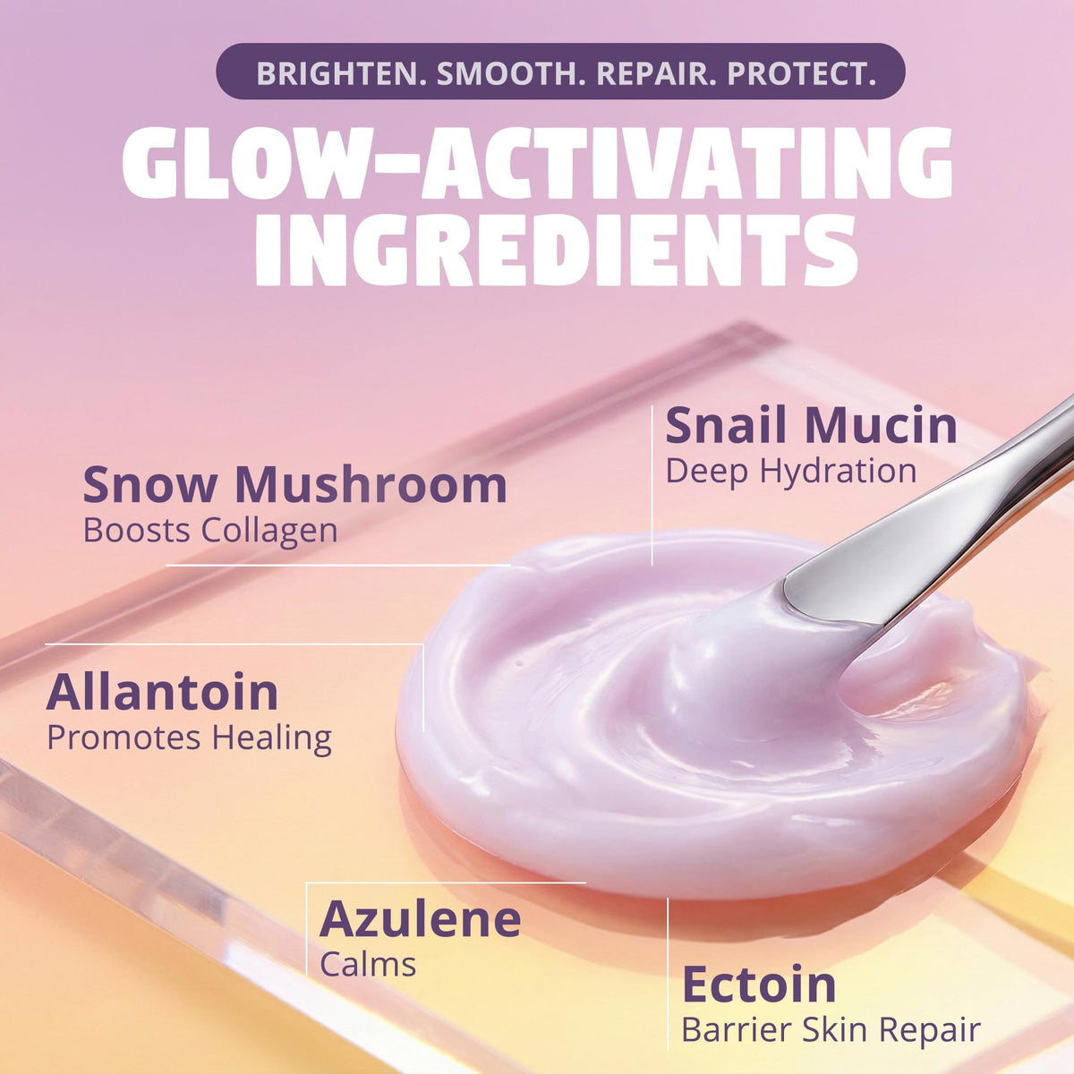 Moon Milk Snail Mucin Moisturizer Gel Cream Korean Snail - Zen Dew Official Imagery - 5
