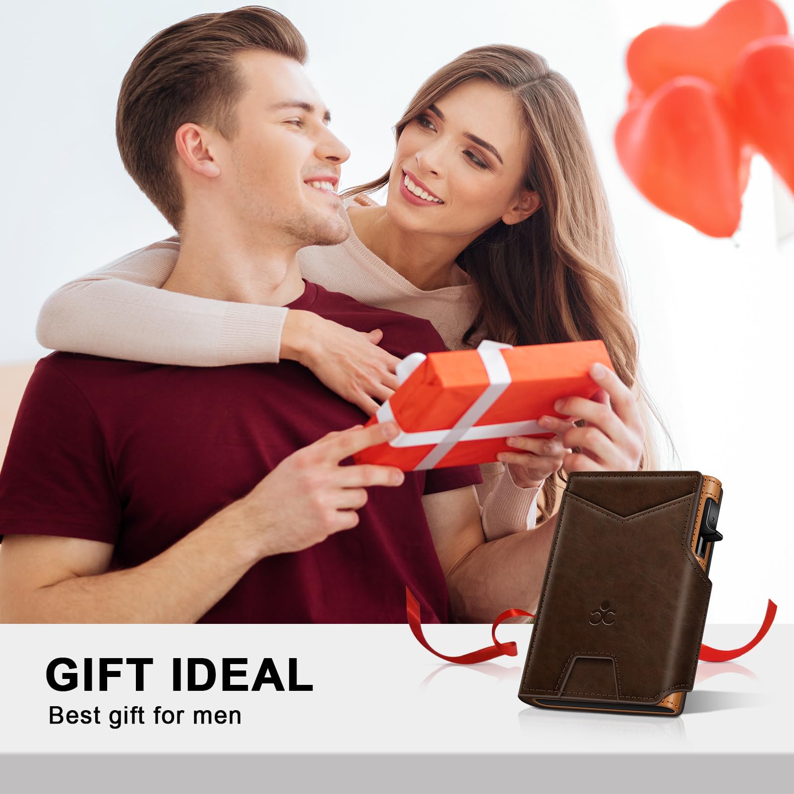 SEMORID RFID Slim Pop-Up Wallet for Men – 13 Cards