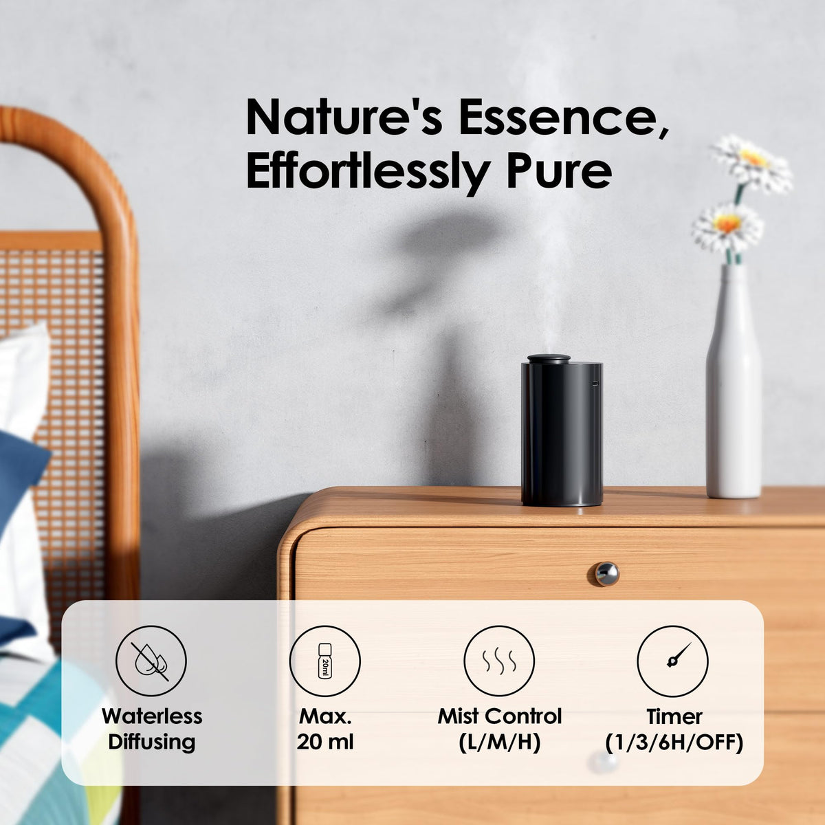 Airversa AN6 Waterless Diffuser for Essential Oil for Home - Airversa Official Imagery - 4