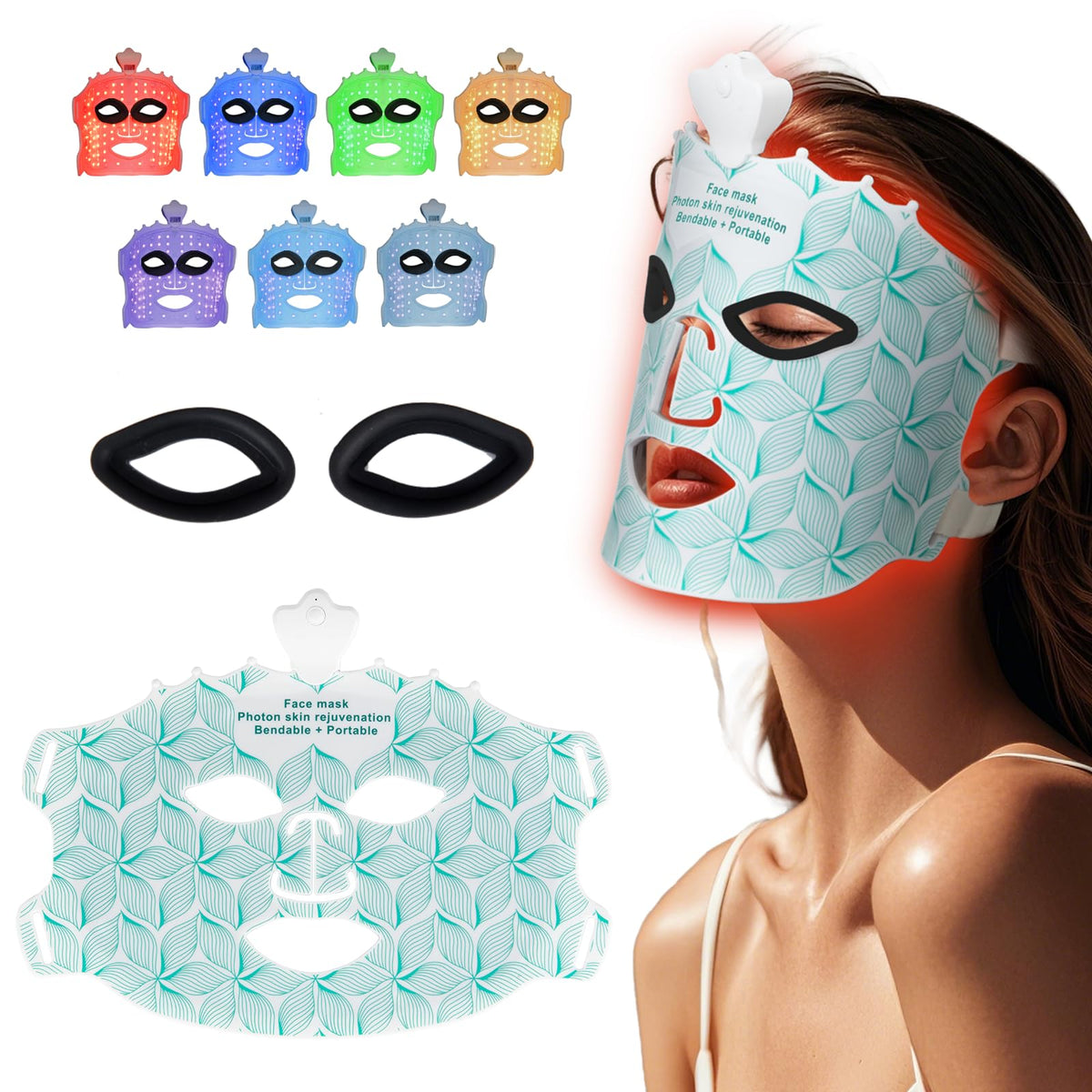 Red Light Mask for Face Women - Facego Official Imagery - 2