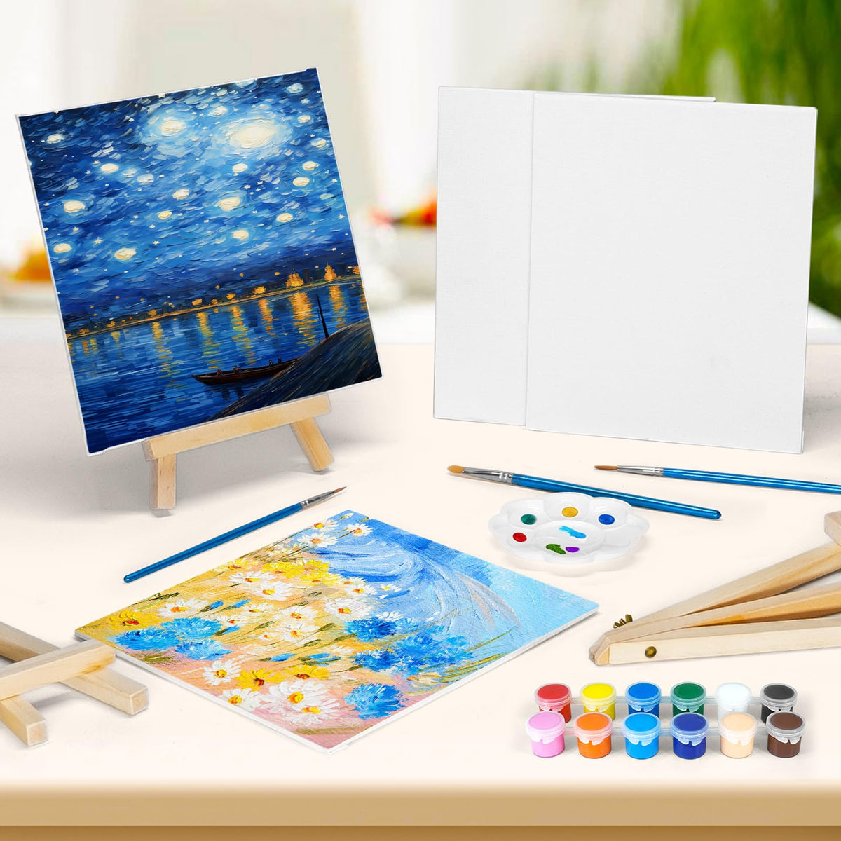 8 Pack 8 10In Canvas Boards for Painting Art Canvas for - pomaylor Official Imagery - 6