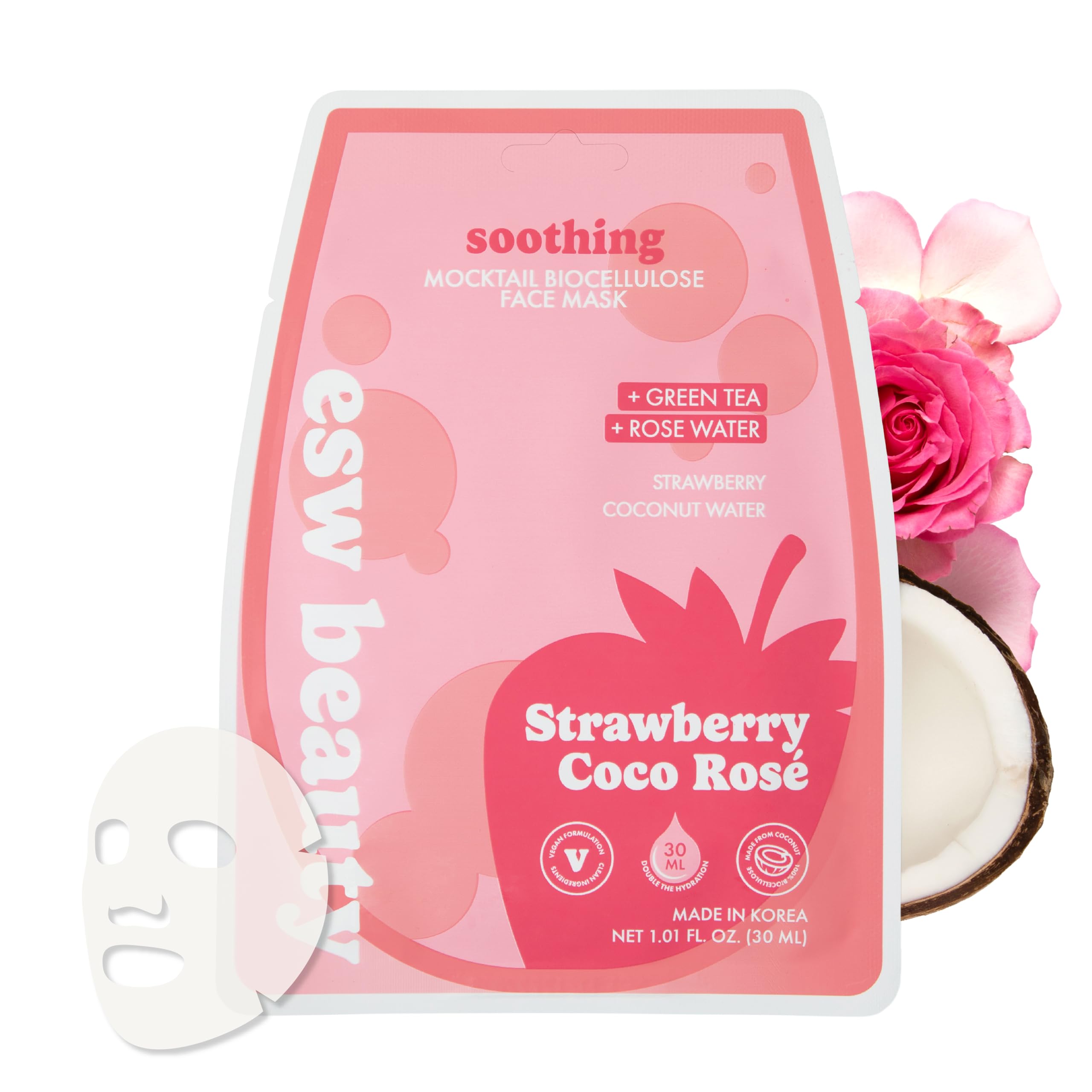 ESW Beauty Mocktail Face Mask Set, Korean Skin Care, 3 Pack - ESW Beauty