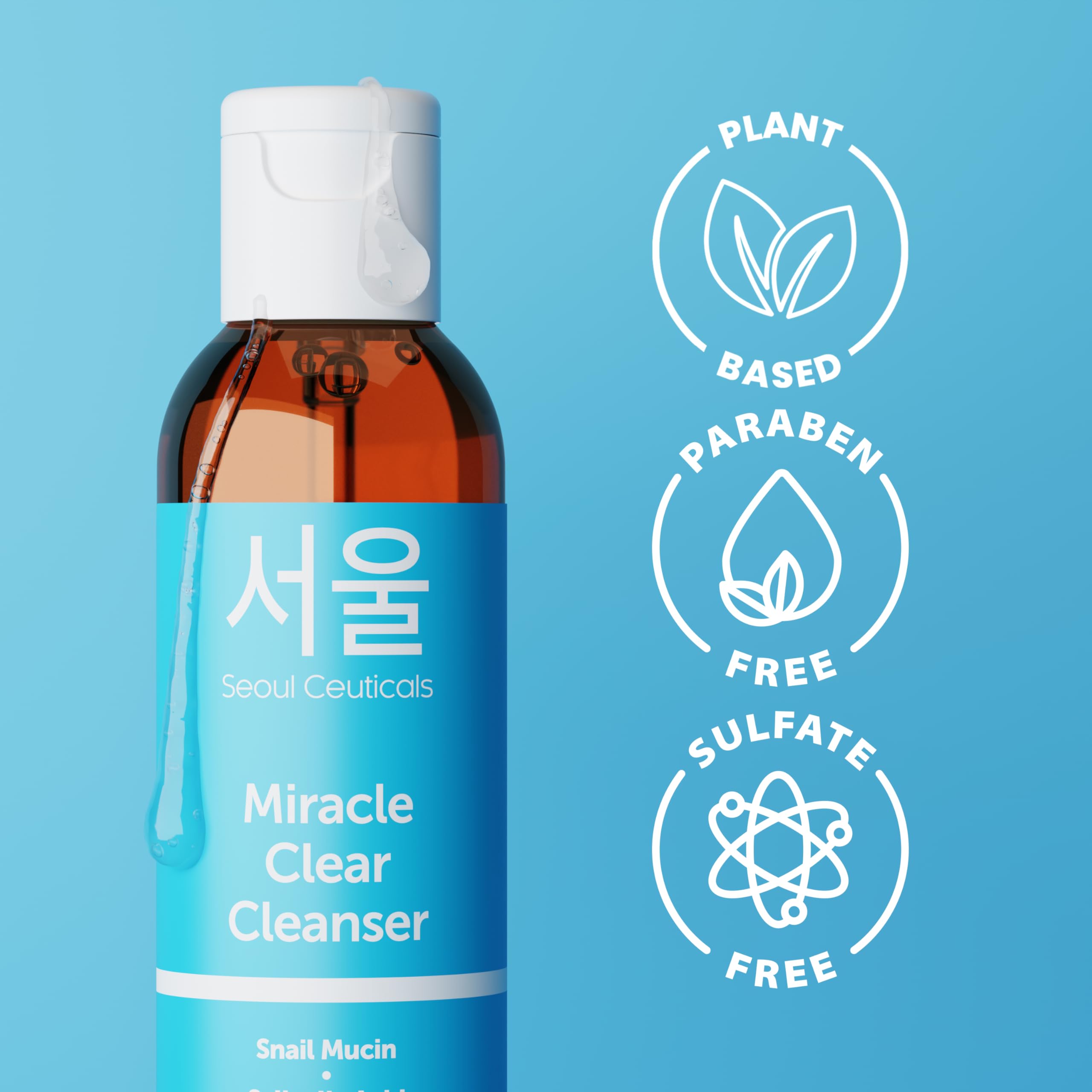 SeoulCeuticals Korean Acne Snail Cleanser Face Wash - SeoulCeuticals Official Product Imagery - 8