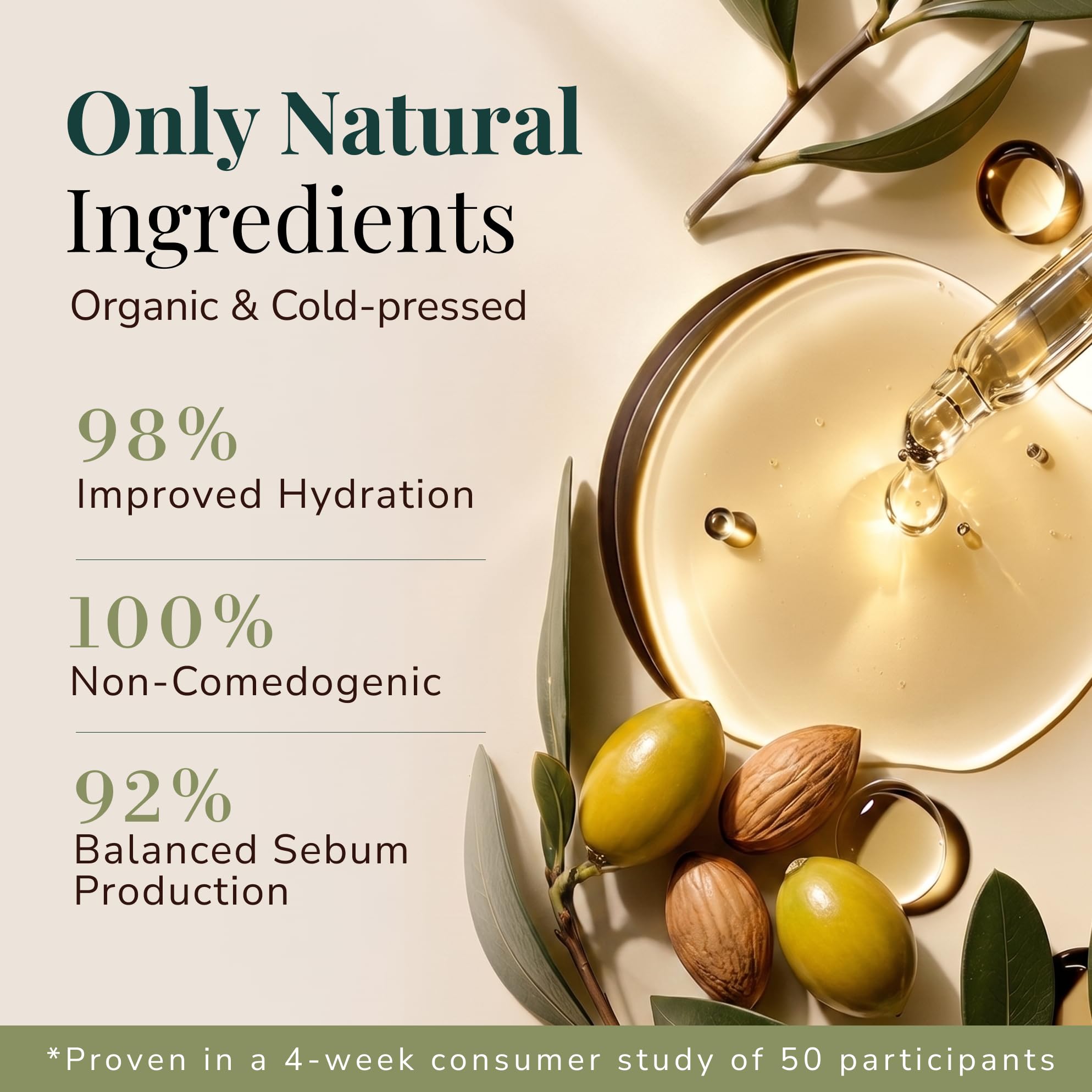 Organic Argan Oil for Hair Face Skin 100 Pure USDA Certified - Ella & Eden Official Imagery - 6