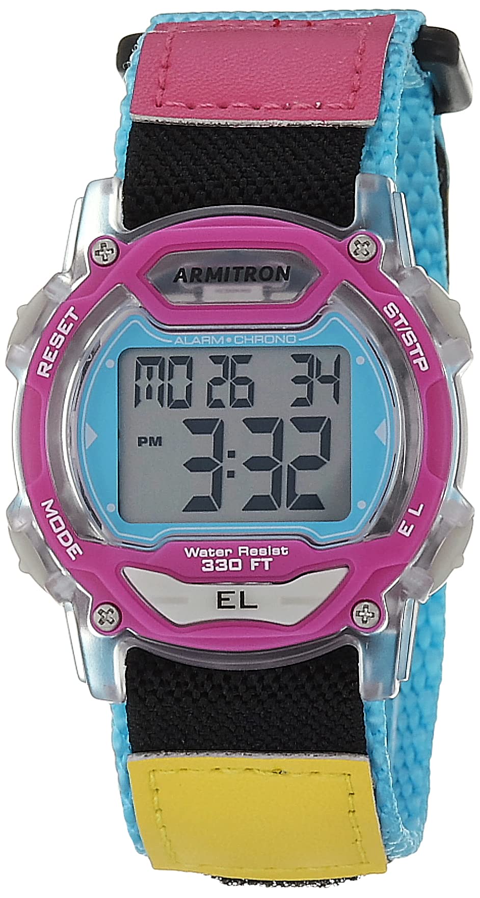 Armitron Sport Unisex Digital Chronograph Nylon Strap Watch, 45-7004 - View 8