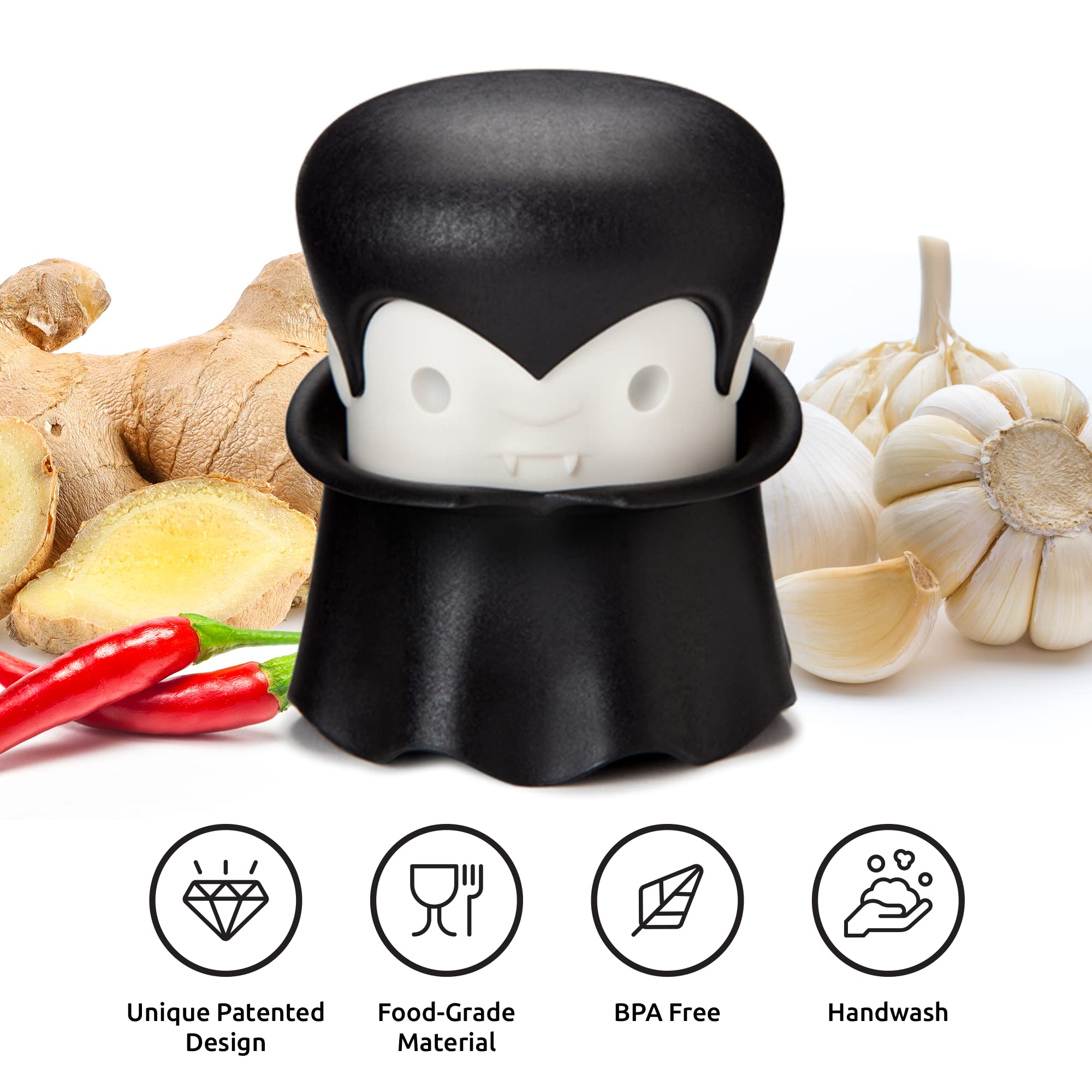 OTOTO Gracula Garlic Press, Garlic Crusher, Garlic Mincer, Also for Gi - View 3