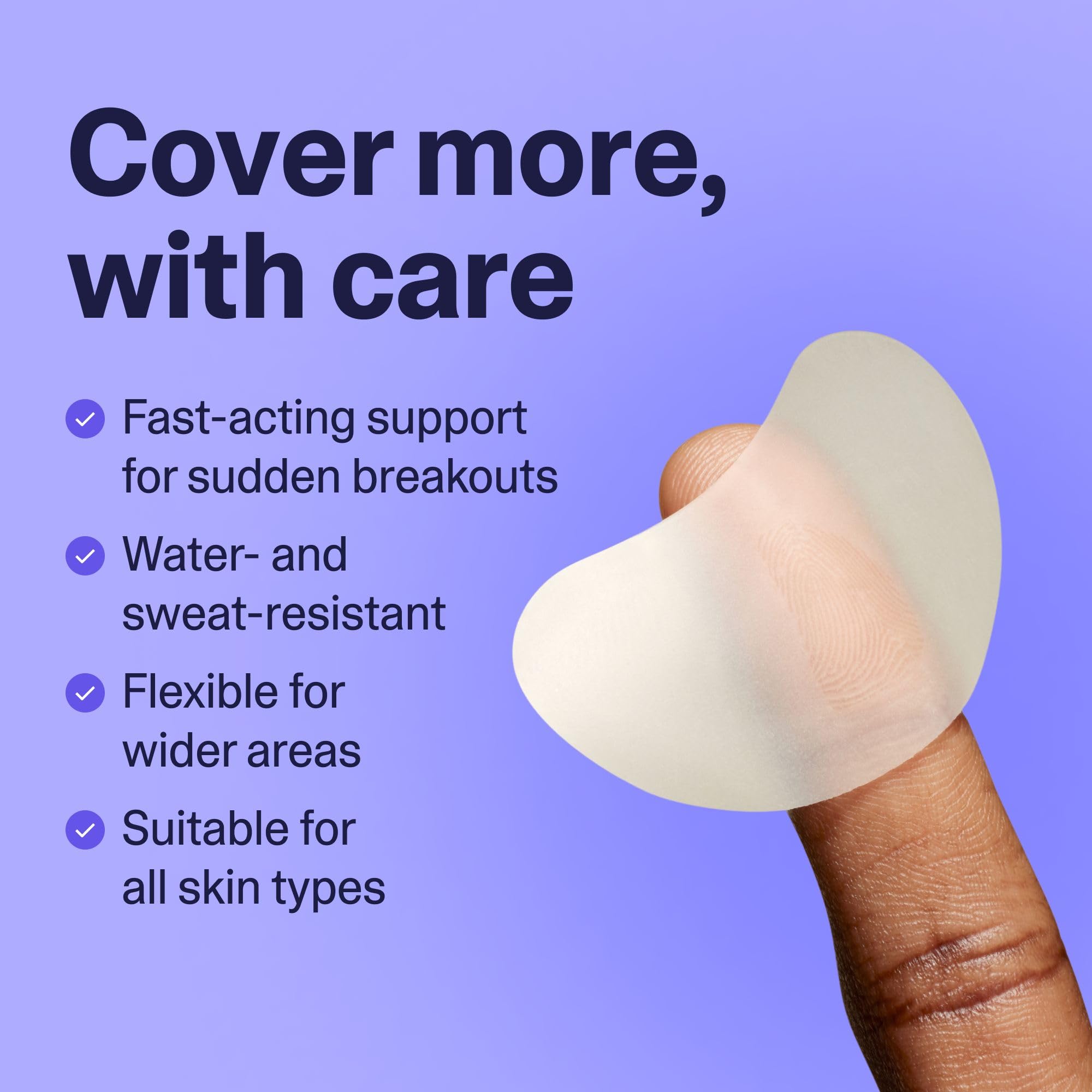 Curology Clear Pimple Patch Clusters for Face, Large - Curology