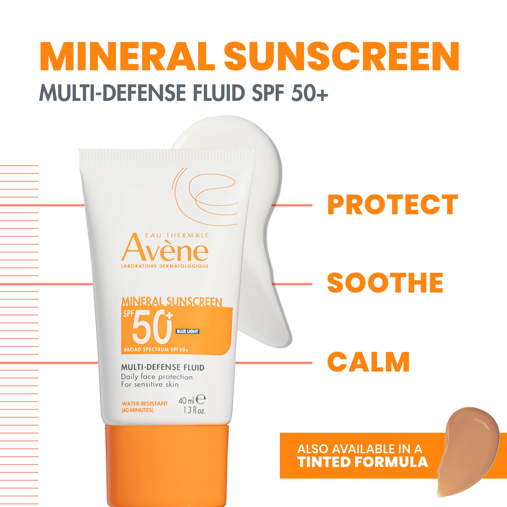 Av ne Mineral Sunscreen Multi Defense Fluid SPF 50 - Eau Thermale Avène Official Imagery - 3