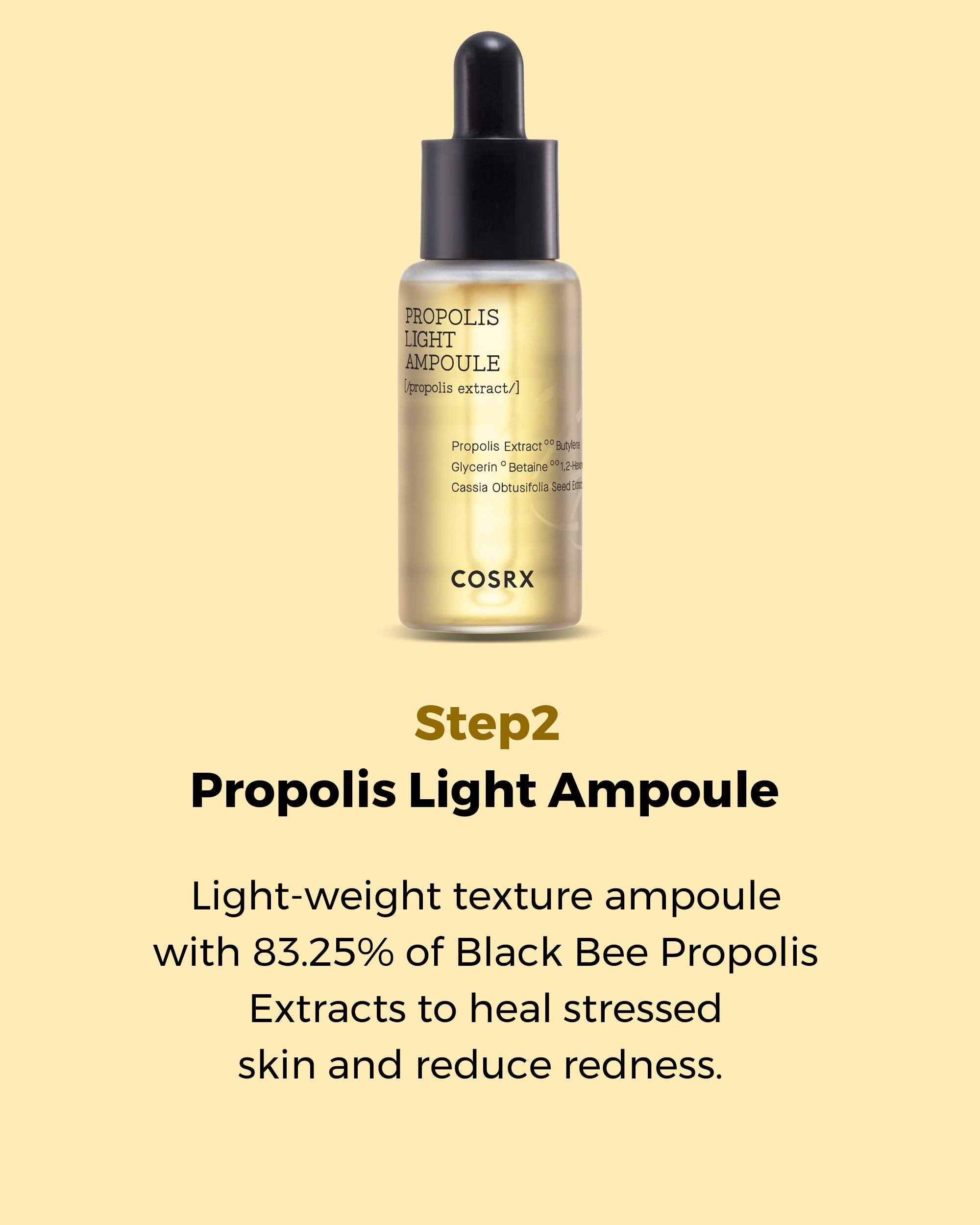 COSRX Honey Glow Kit, Propolis Toner, Serum &amp; Cream, Travel - COSRX