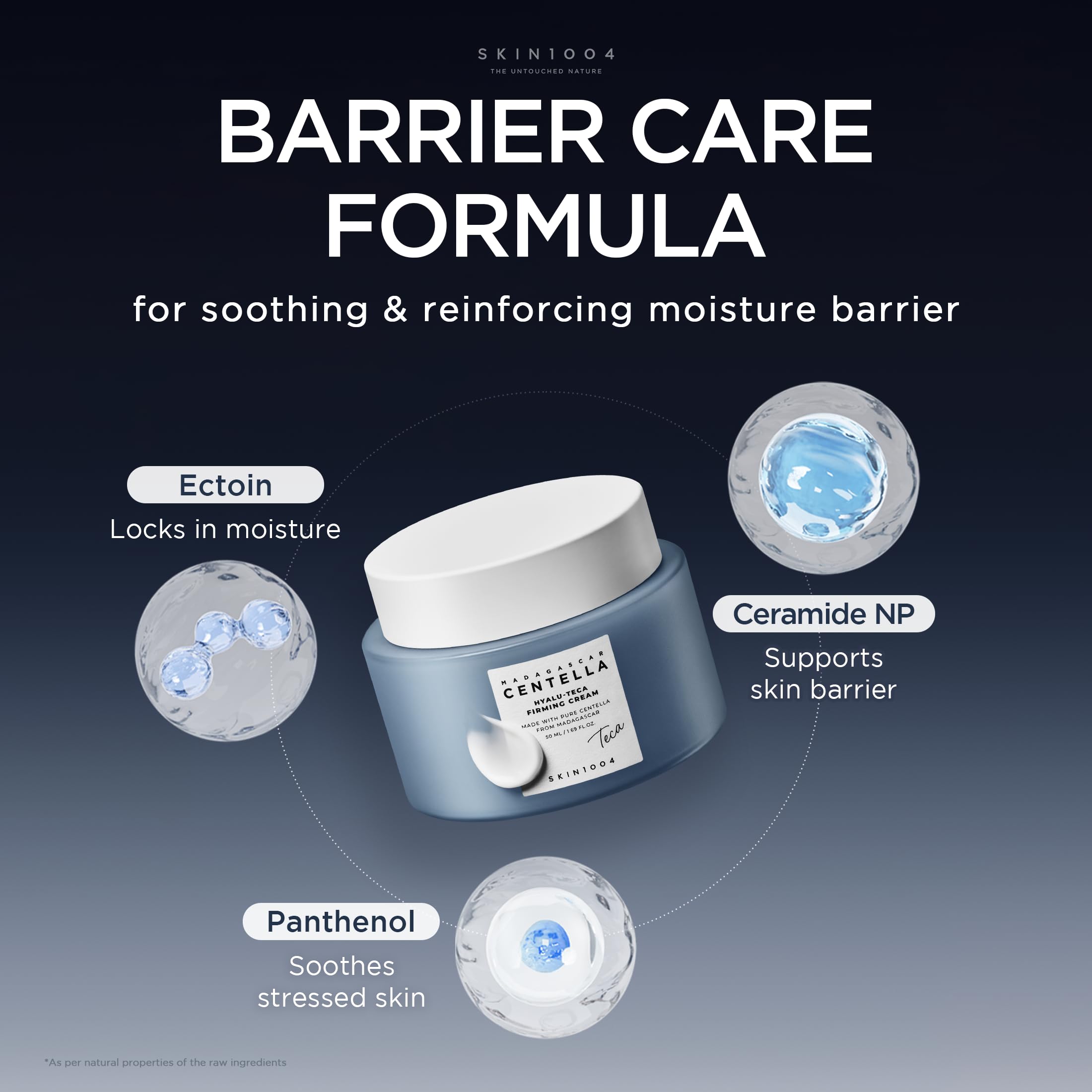 SKIN1004 Hyalu TECA Firming Cream, Face Moisturizer for Dewy, Plump Skin, Night - SKIN1004 Official Product View 8