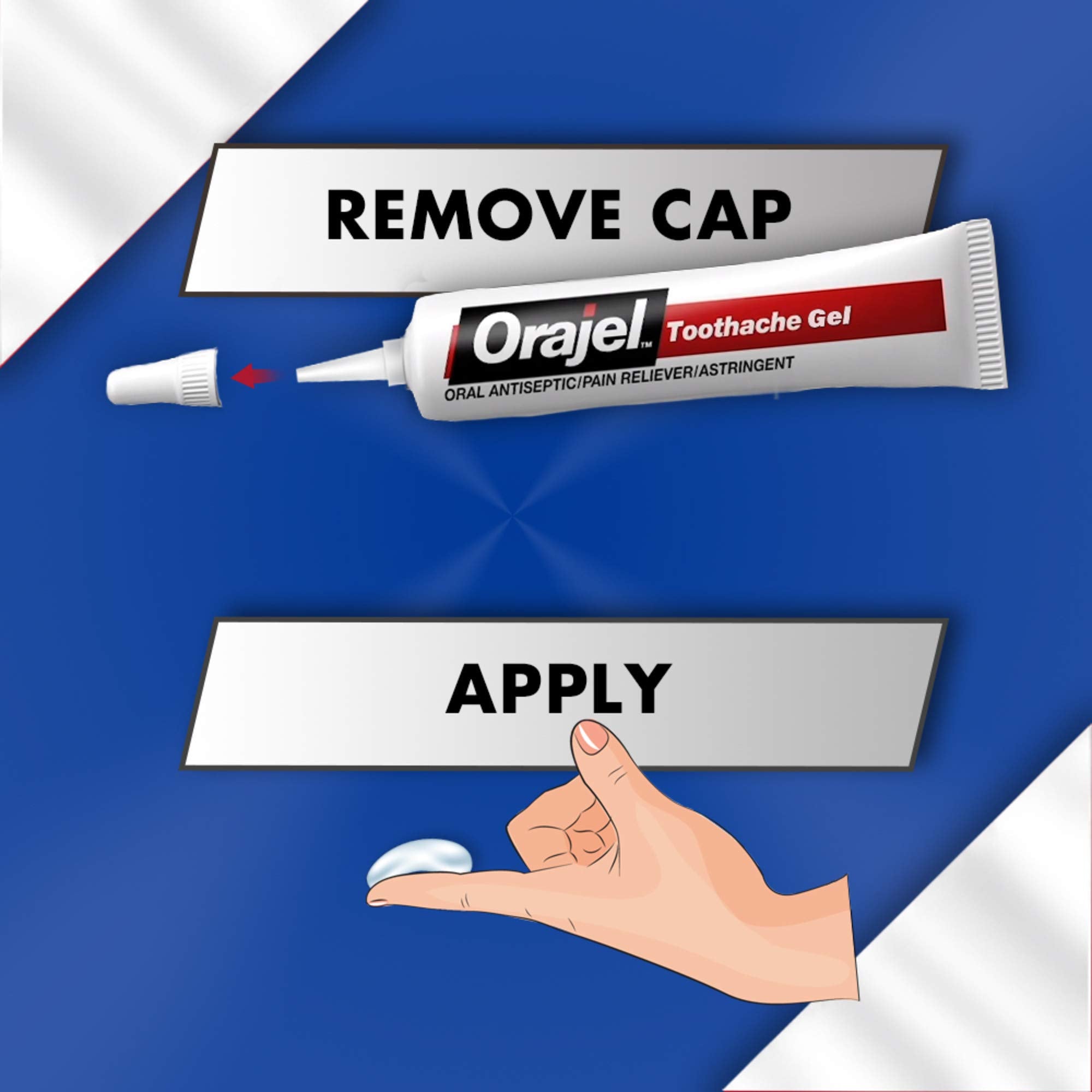 Orajel 3X Medicated Mouth Sore Gel Extra Strength 0.42 oz