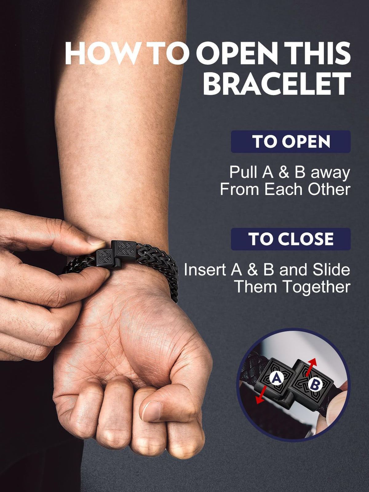 Bandmax Stainless Steel Chunky Heavy Duty Chain Bracelets - Bandmax Official Imagery - 7