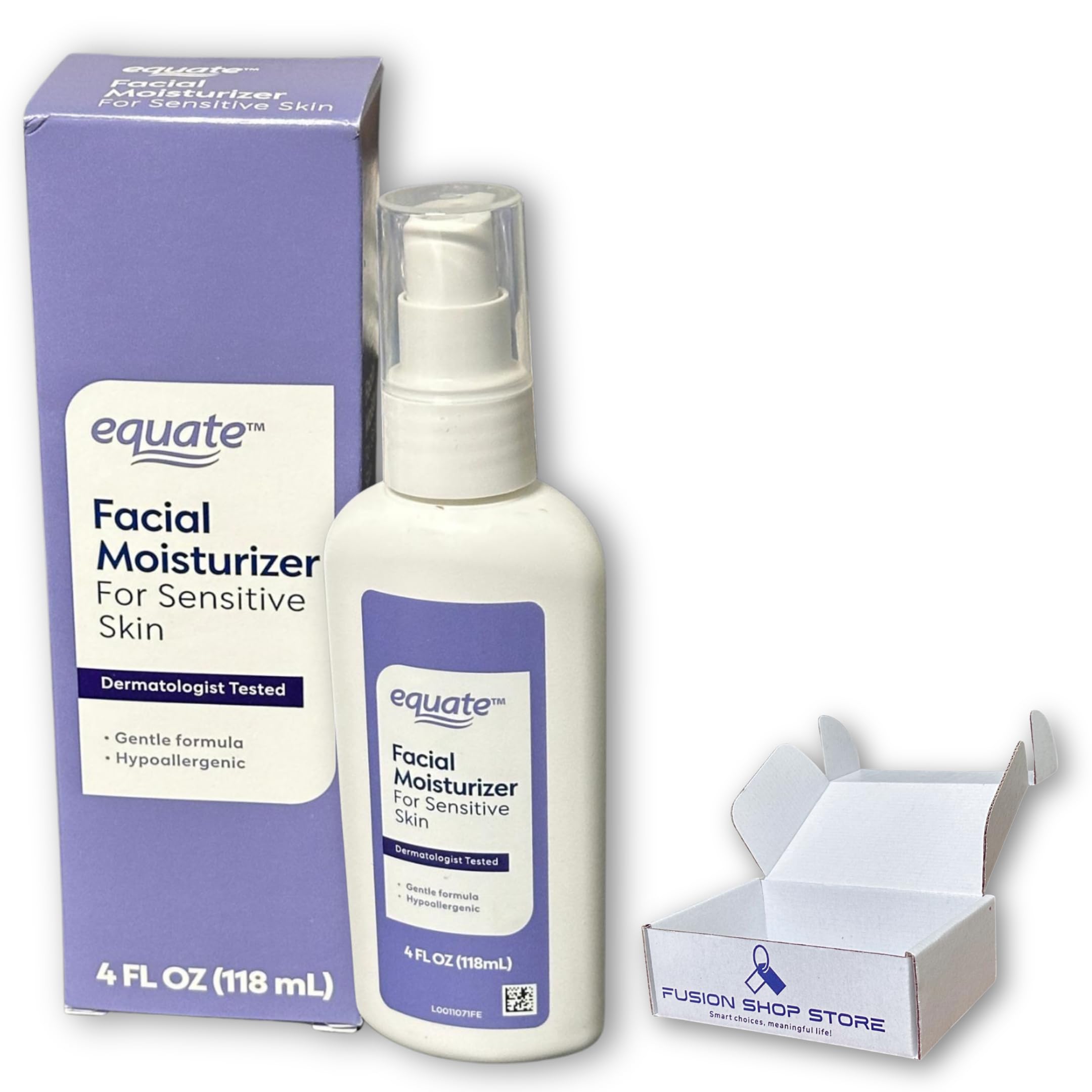 Beauty Oil Free Moisturizer- for Face Care of Sensitive Skin, Fragrance Free, 4 fl oz (Pack of 1), Boxed By Fusion Shop Store