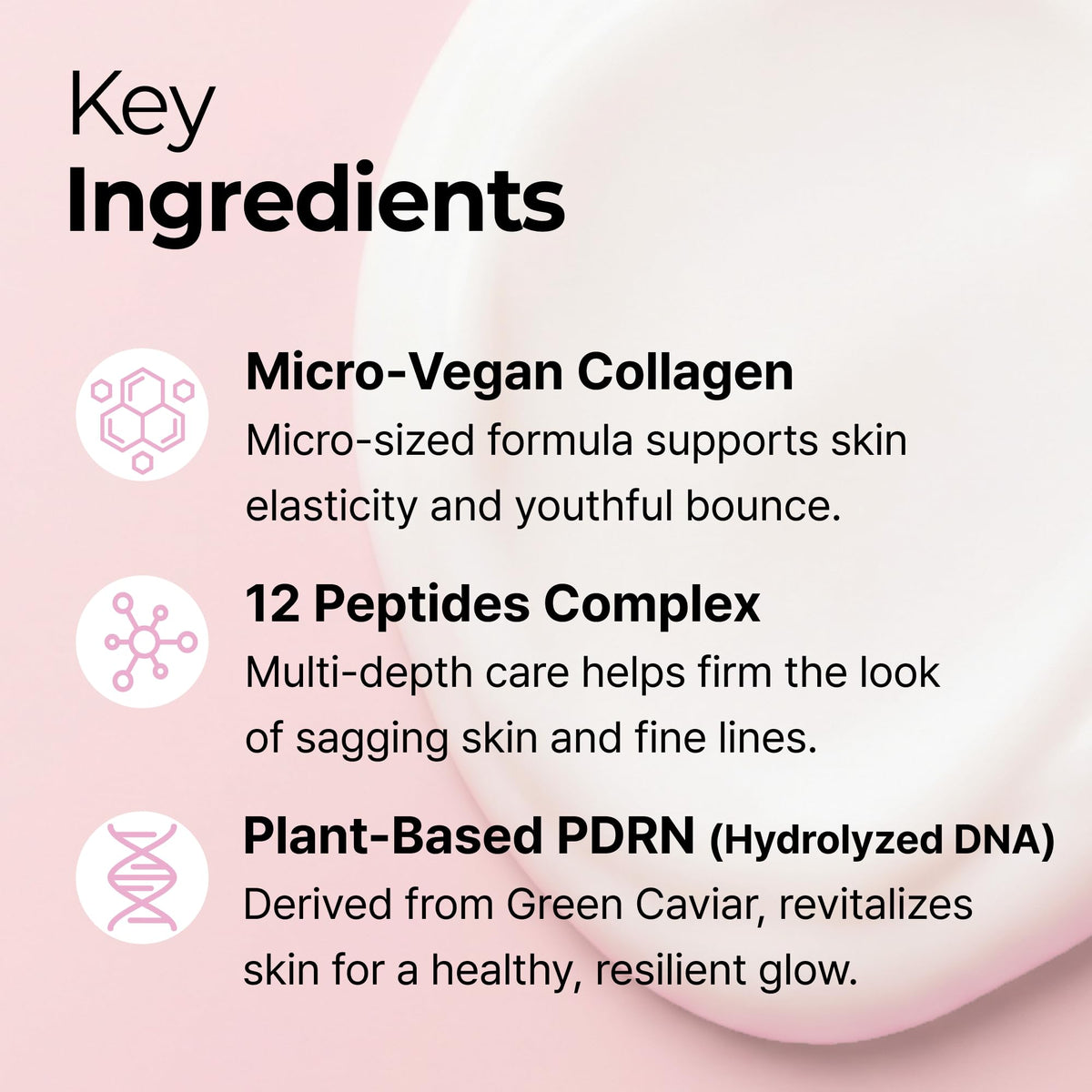 Triple Lift Bounce Cream 55ml Vegan Collagen 12 Peptides - varuza Official Imagery - 5