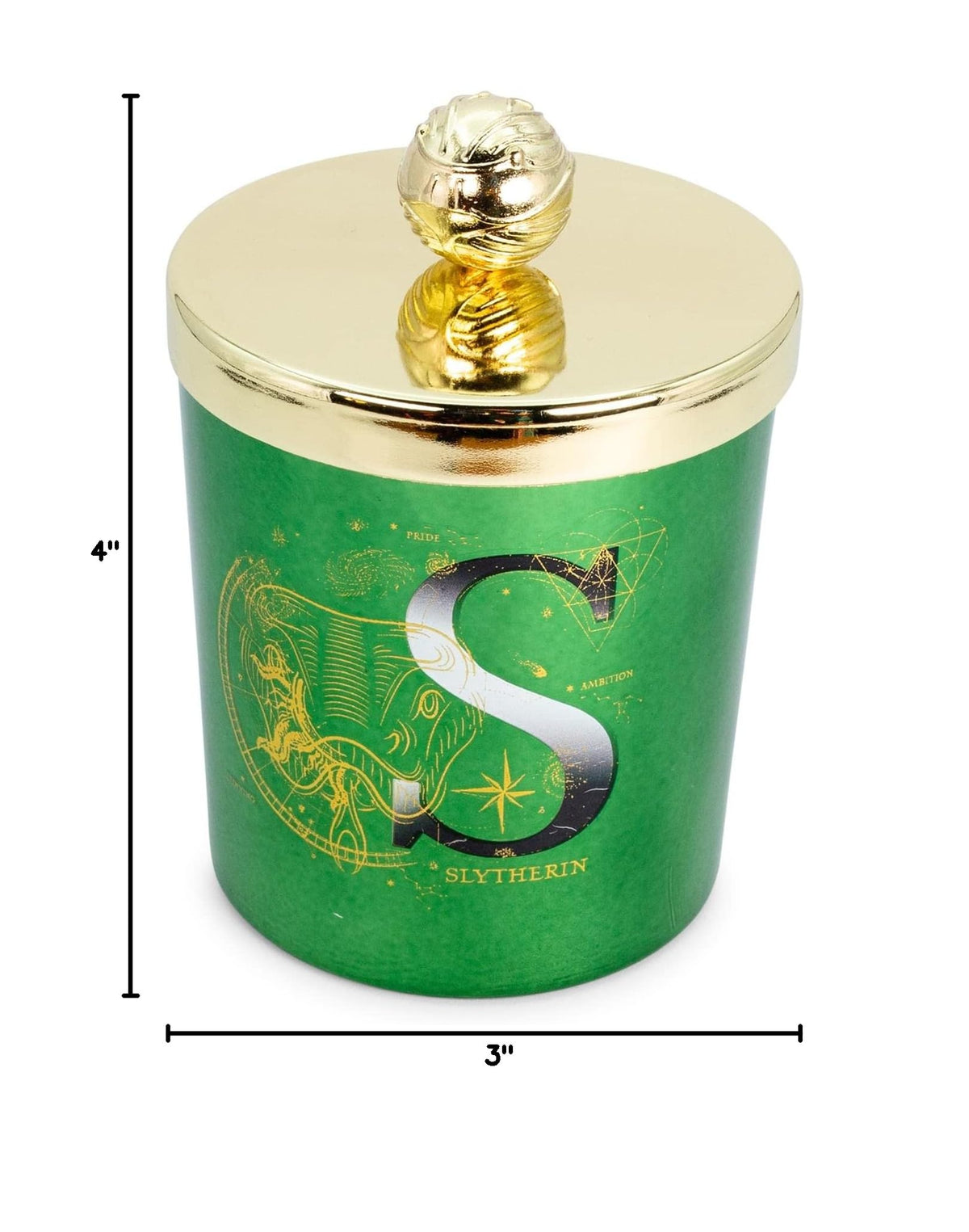 Harry Potter House Slytherin Premium Scented Soy Wax Candle - Ukonic Official Imagery - 8