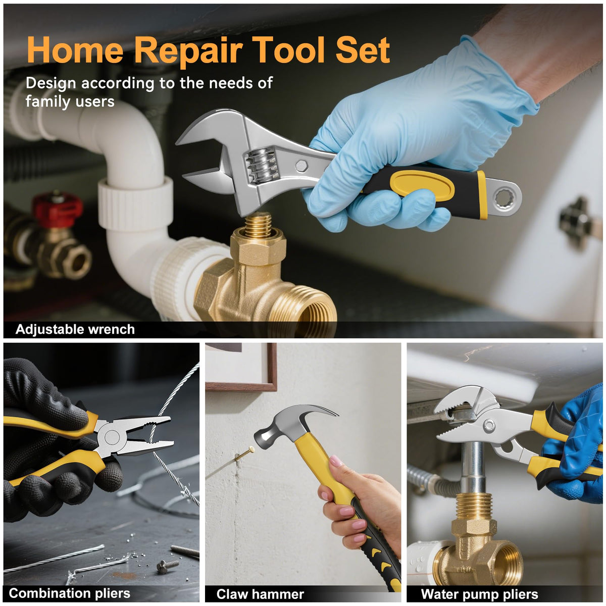 328 Piece Tool Kit for Home Hand Repair Tool Set Toolbox - CRESOLVIA Official Imagery - 7
