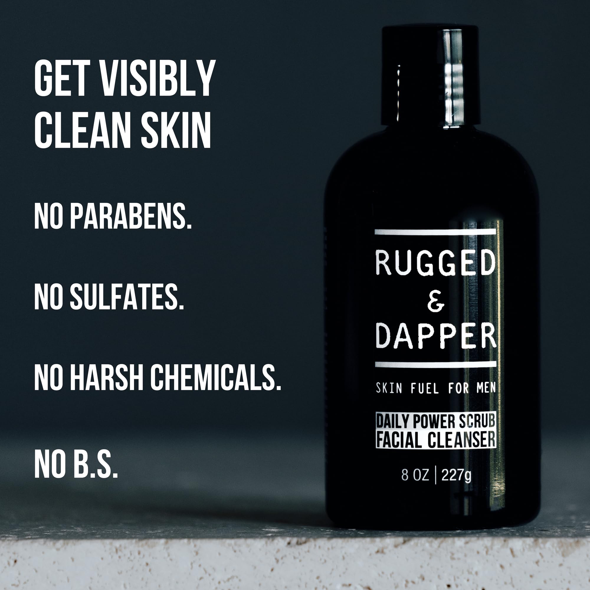 RUGGED & DAPPER Face Wash - Daily Exfoliating Mens Face Wash & Scr - RUGGED & DAPPER Official Product View 10
