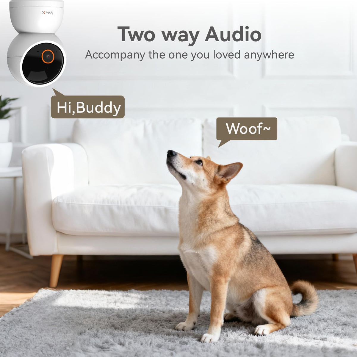 Indoor Camera Wireless 3K Indoor Camera No Subscription 360 - xpai Official Imagery - 7