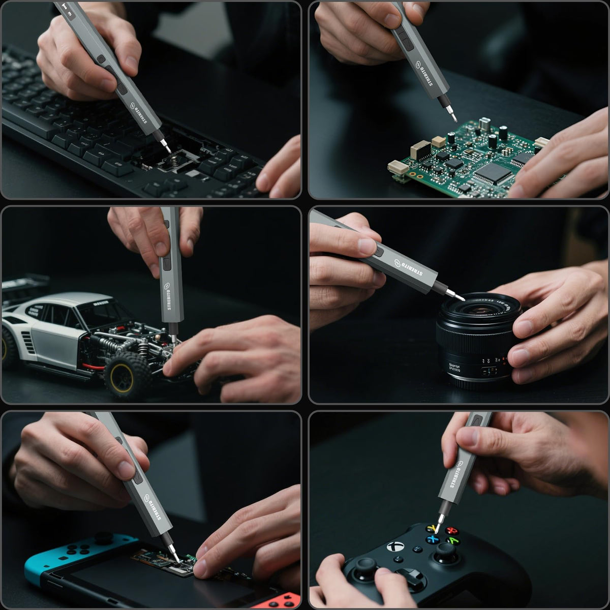 STREBITO 144 Piece Upgraded Electric Screwdriver - STREBITO Official Imagery - 6
