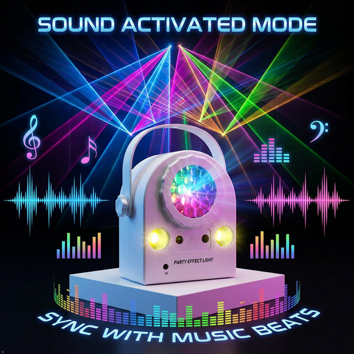 Disco Ball Party Lights DJ Party Stage Light - Yiixuyo Official Imagery - 6