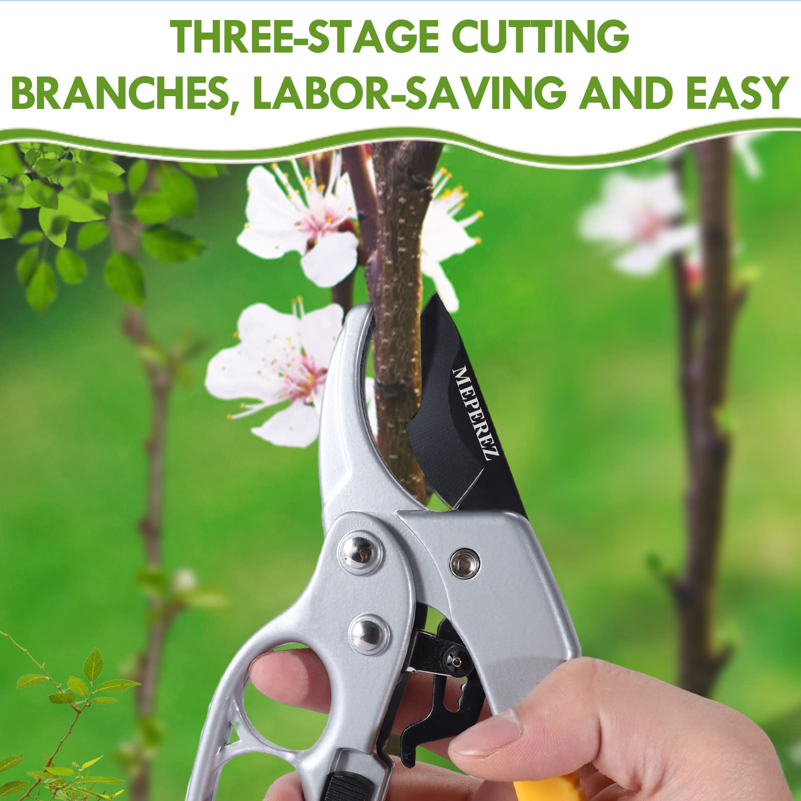Germany Pruning Shears Arthritis Weak Hand Snips Pruners 4x - MEPEREZ Official Imagery - 7