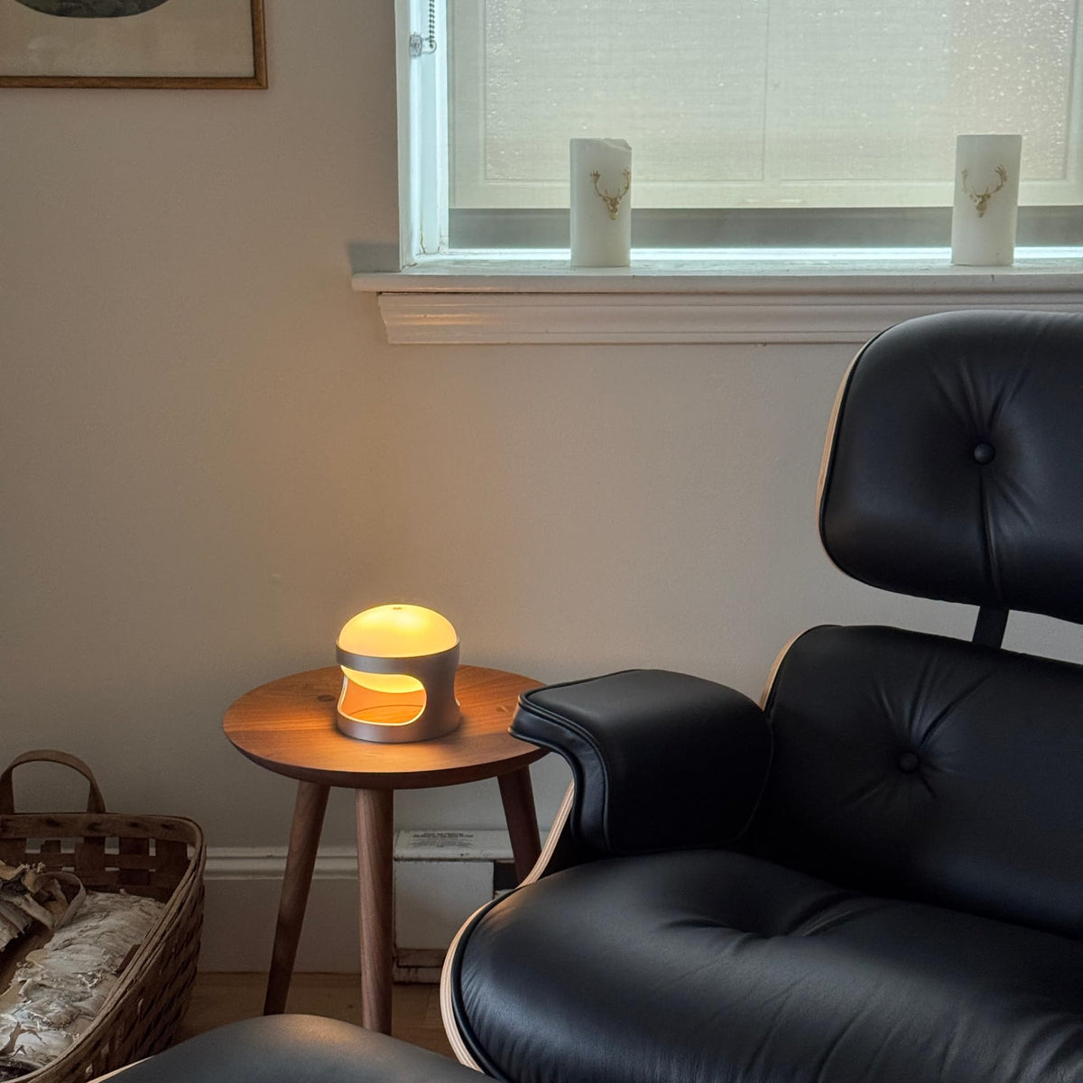 Mini Rechargeable Mid Century Modern Lamp USB Bedside Light - Lotus Atelier Official Imagery - 5