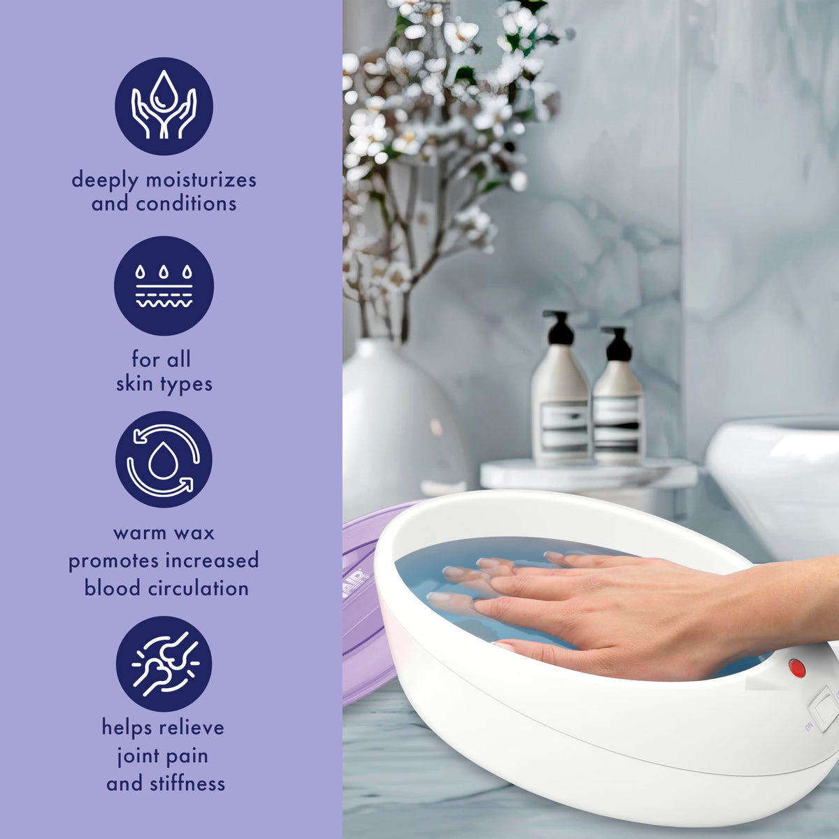 True Glow by Conair Paraffin Bath for Hands and Feet - Conair Official Imagery - 4
