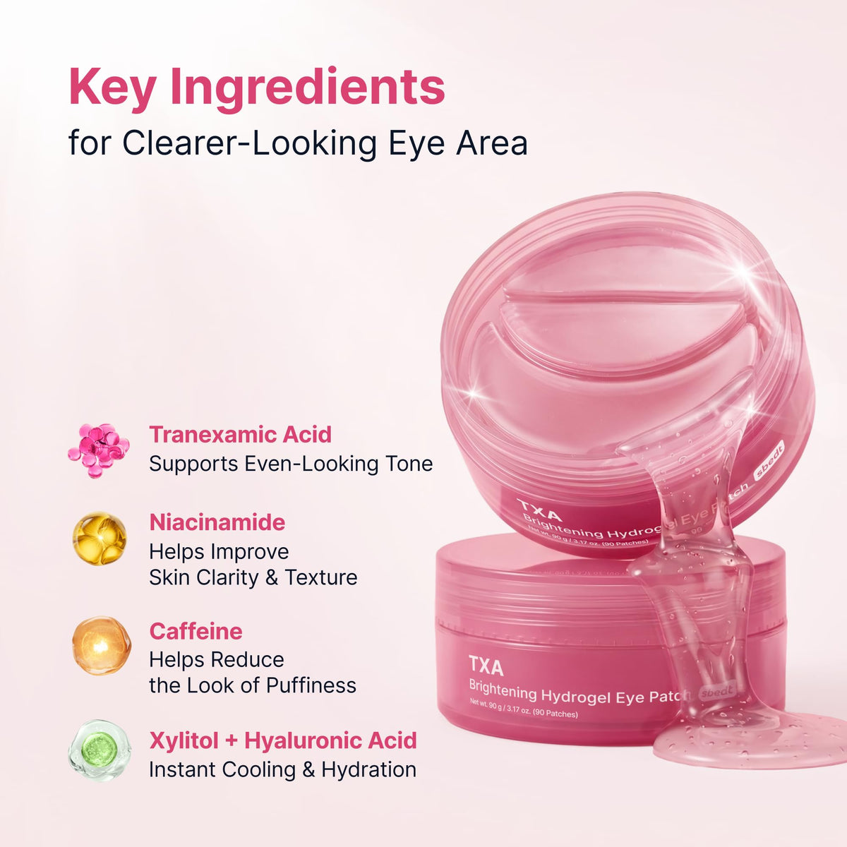 SUNGBOON EDITOR TXA Brightening Hydrogel Eye Patch 3 17 oz - SUNGBOON EDITOR Official Imagery - 6