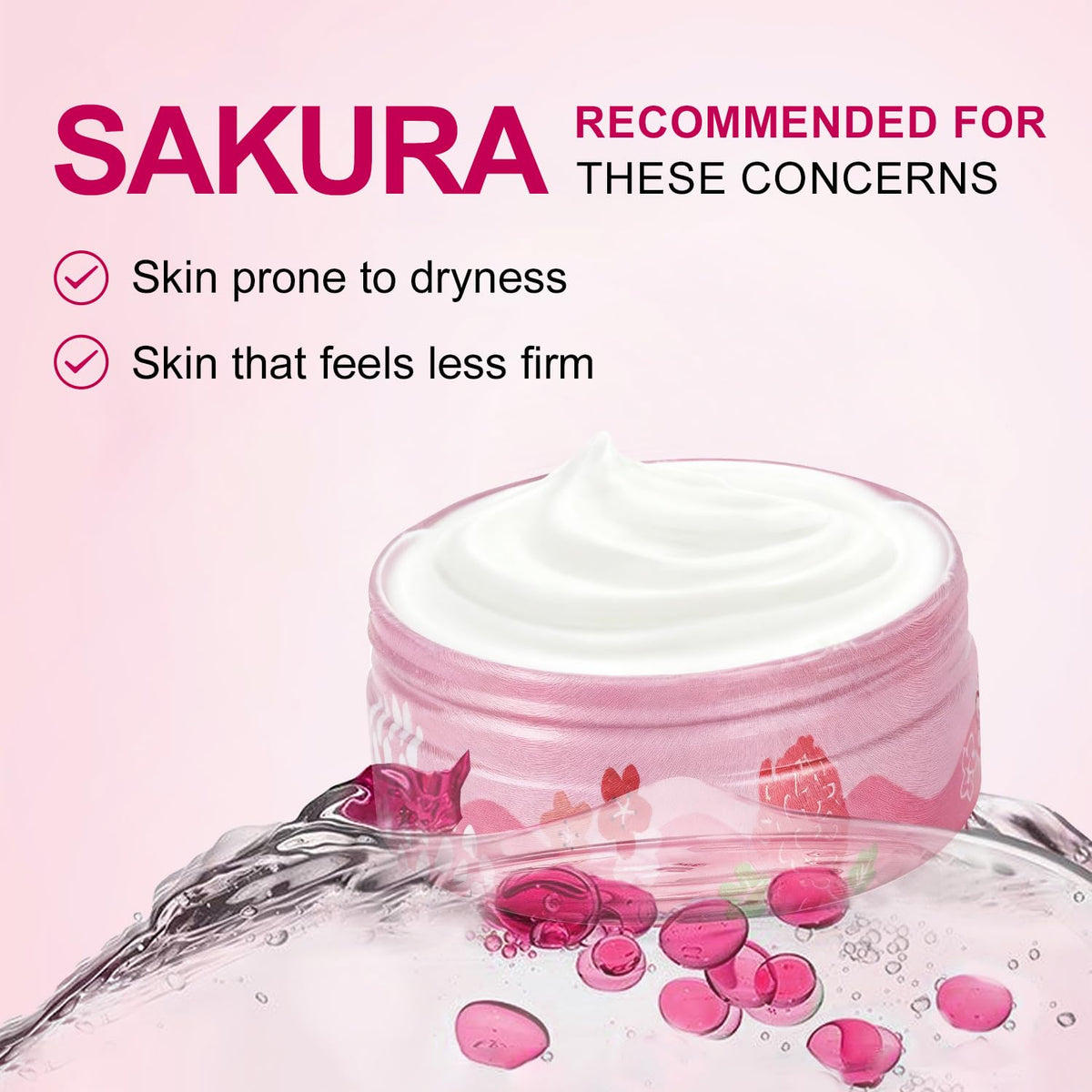 Beaute Rondo Withfam Moisturizing Cream Delicate Sakura - Beauté Rondo Official Imagery - 6