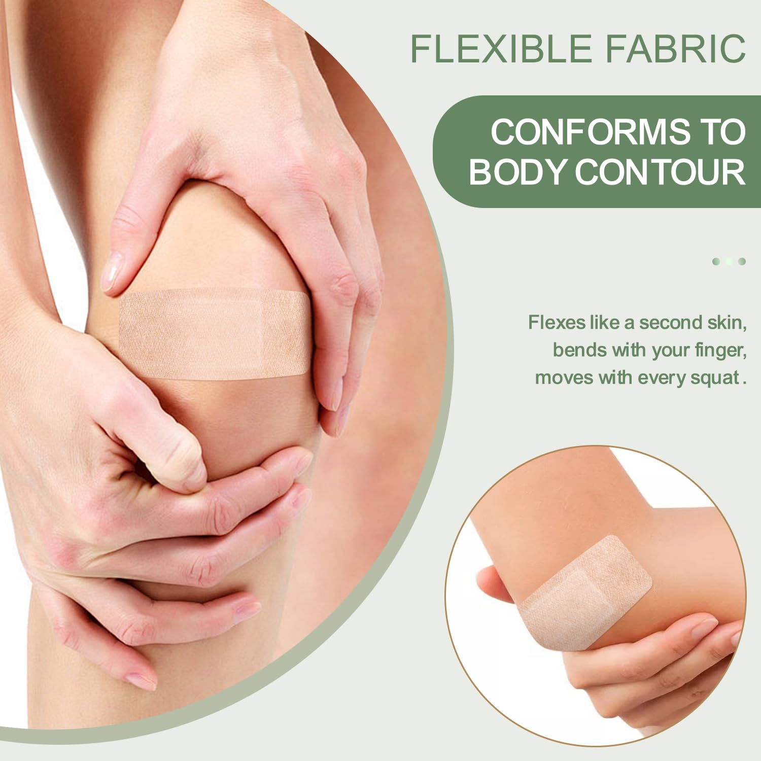 Hysimedy Silicone Bandages for Sensitive Skin 2x4 Inch Painless Removal