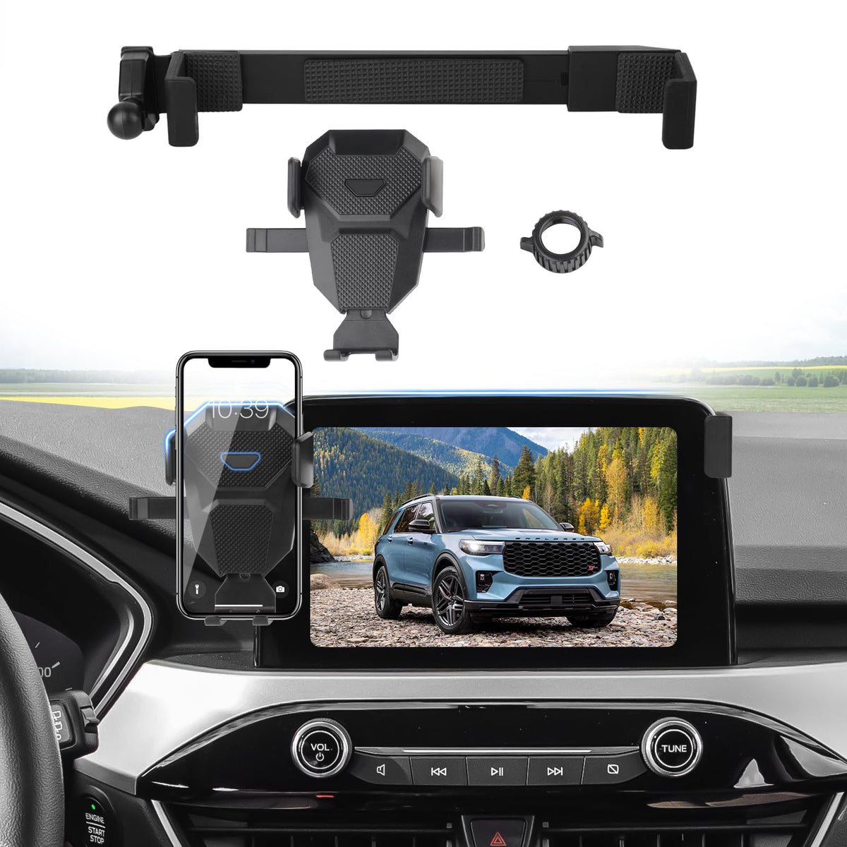 Sunsdrew Car Phone Holder for Ford Escape 2020 2026 - Sunsdrew Official Imagery - 2