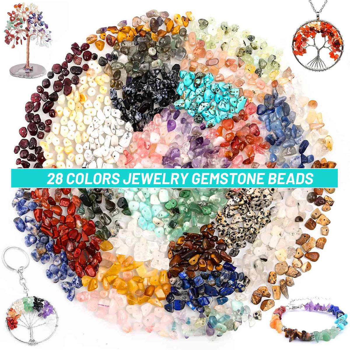 selizo Jewelry Making Kits for Adults Women with 28 Colors - selizo Official Imagery - 5