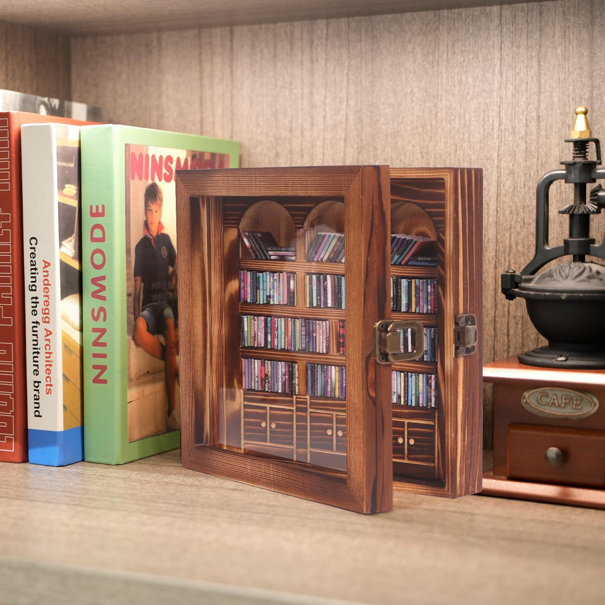 Anxiety Bookshelf Mini Books Display for Stress Relief and - WifePro Official Imagery - 5