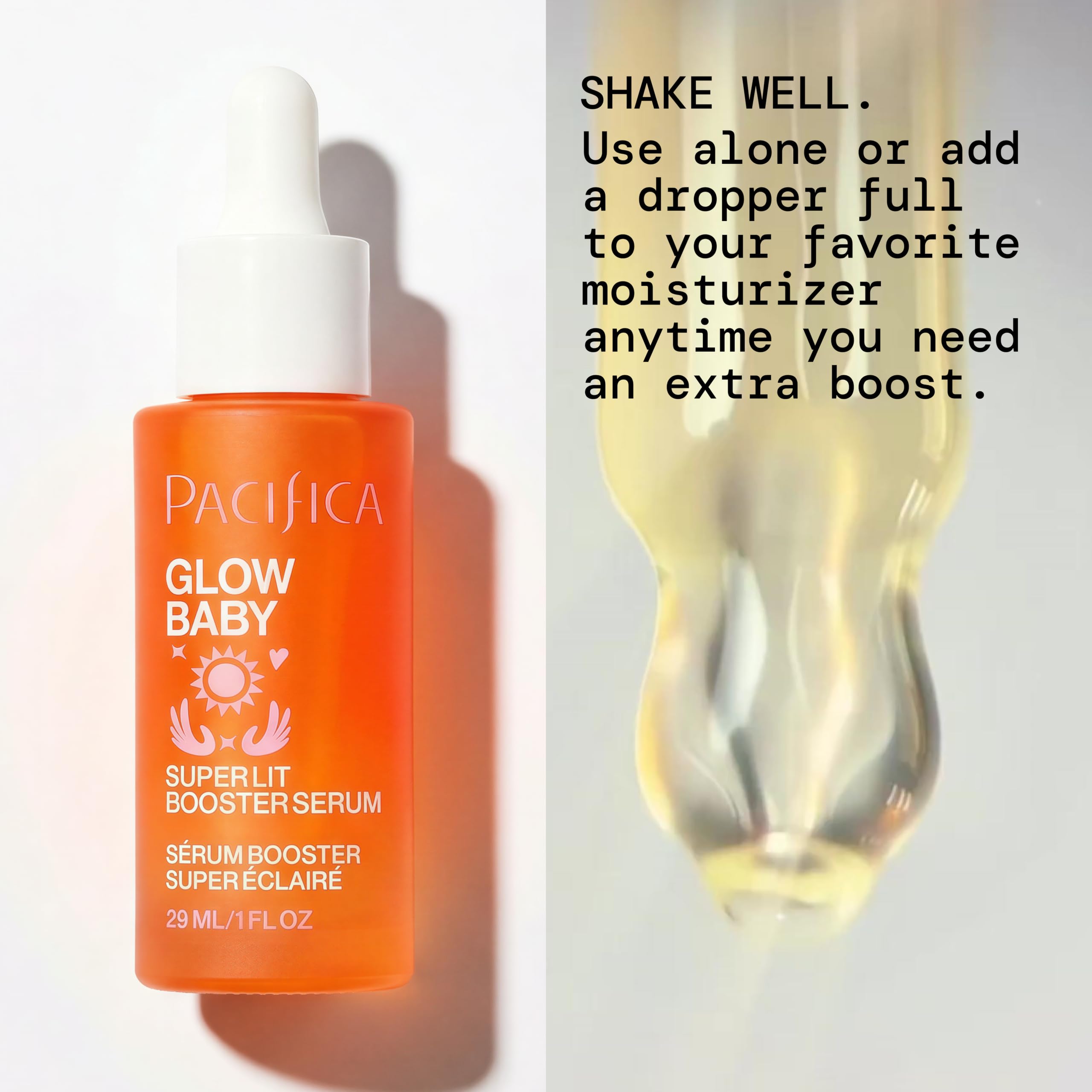 Pacifica Vitamin C Serum for Face – Glow Baby Brightening Facial - Pacifica