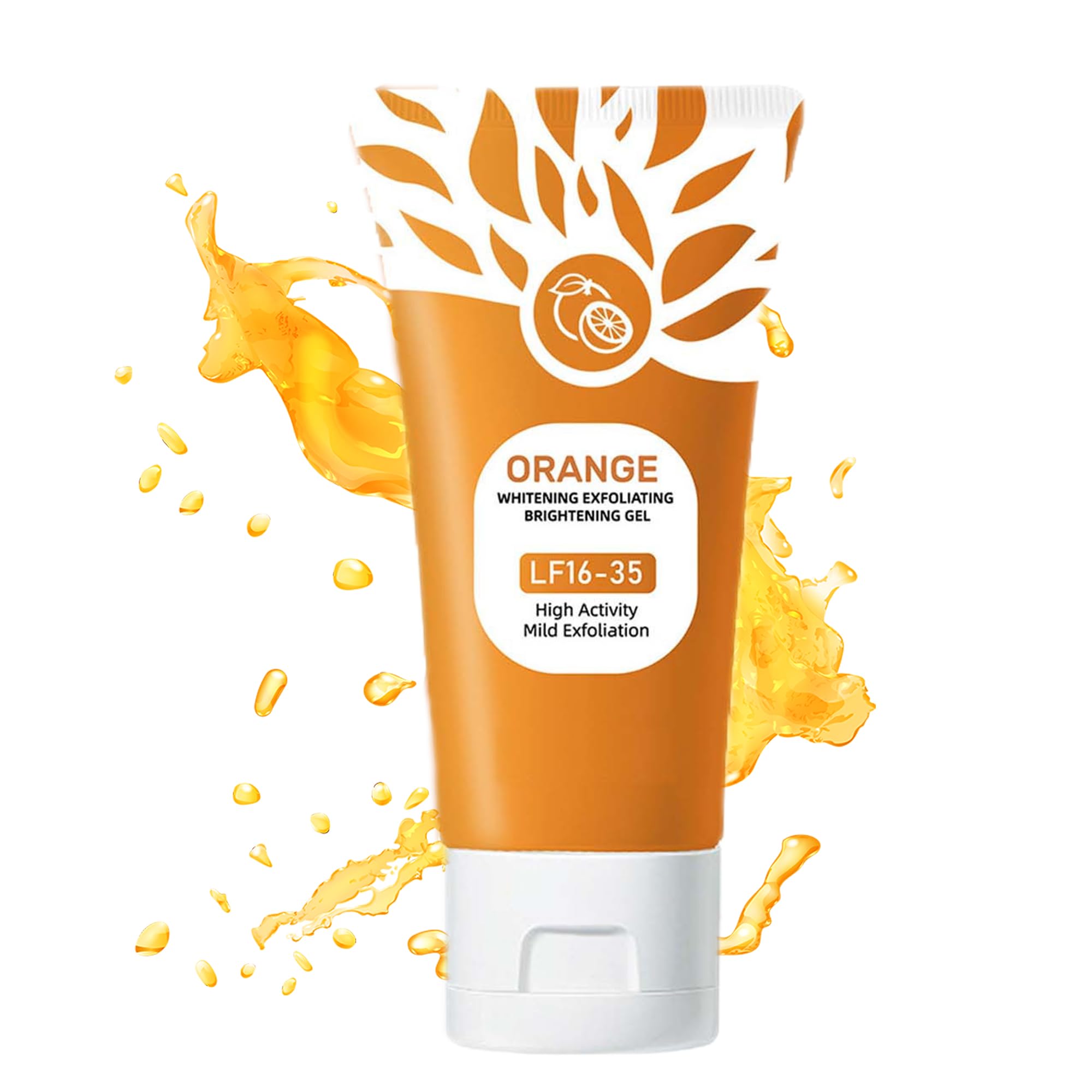 Orange Exfoliating Gel Scrub for Face & Body - Gentle Orange - Product Imagery