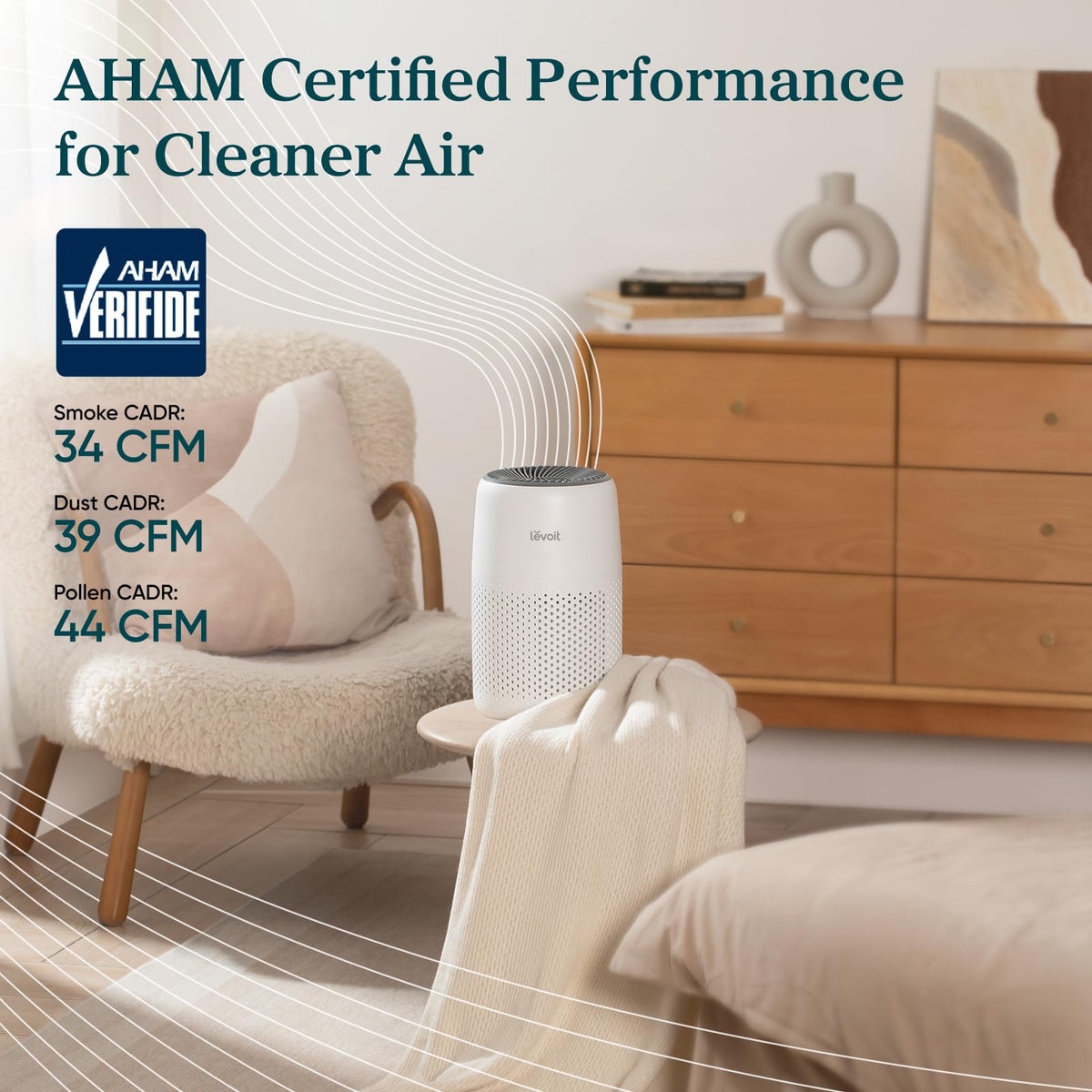Levoit Air Purifiers for Bedroom Home Pets Dorm Room Small - Levoit Official Imagery - 6