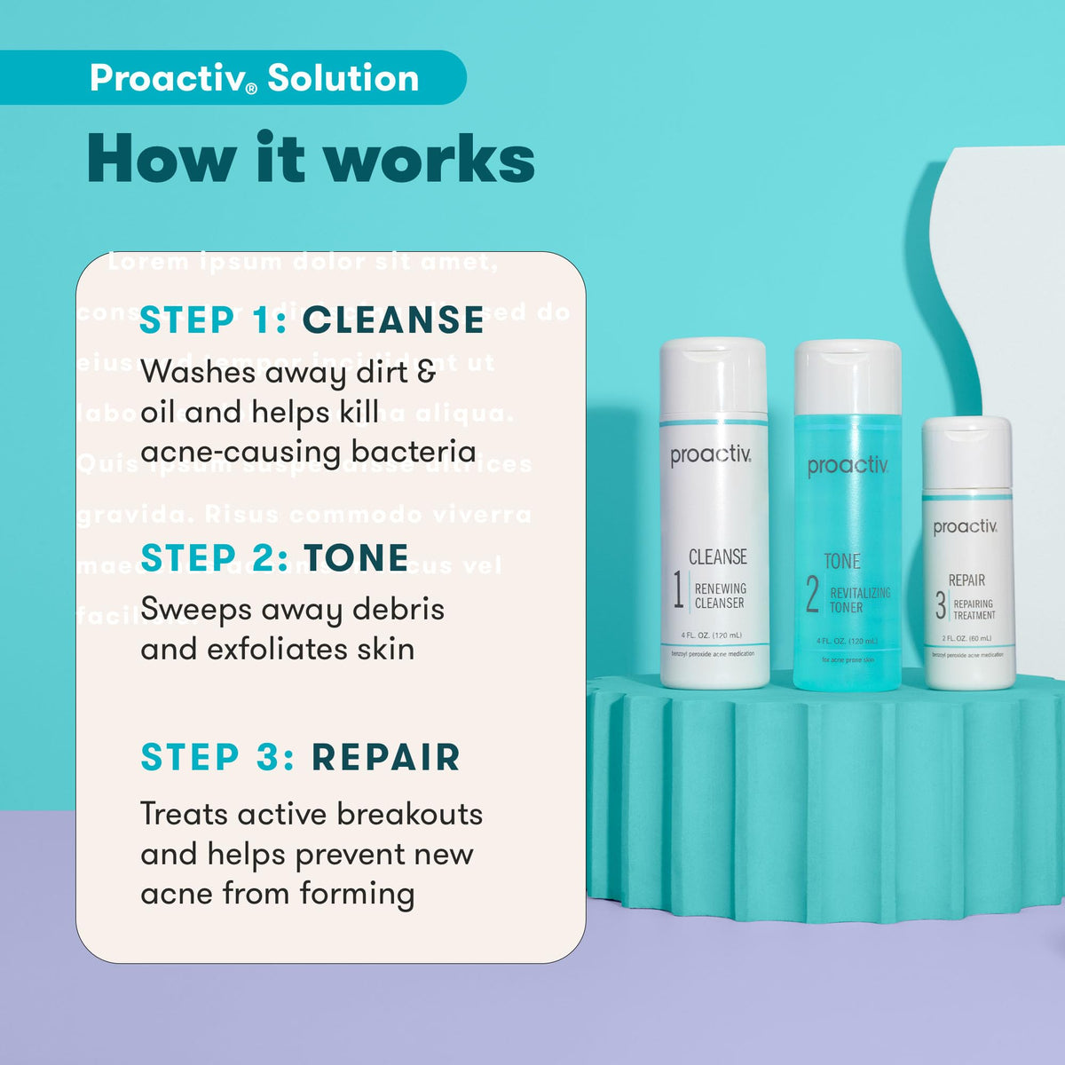Proactiv 3 Step Acne Treatment System 60 Day Complete - Proactiv Official Imagery - 4
