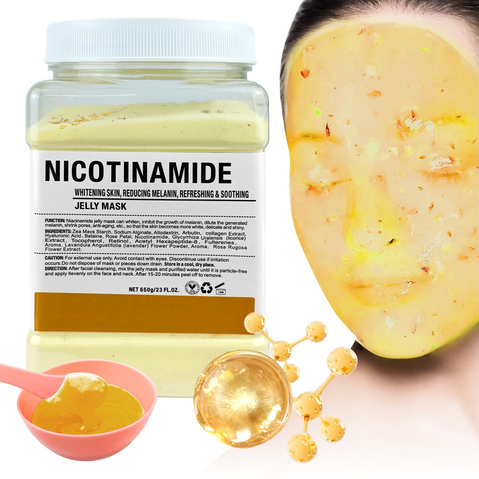 Jelly Mask for Facials Professional, Hydrating &amp; - Angeland